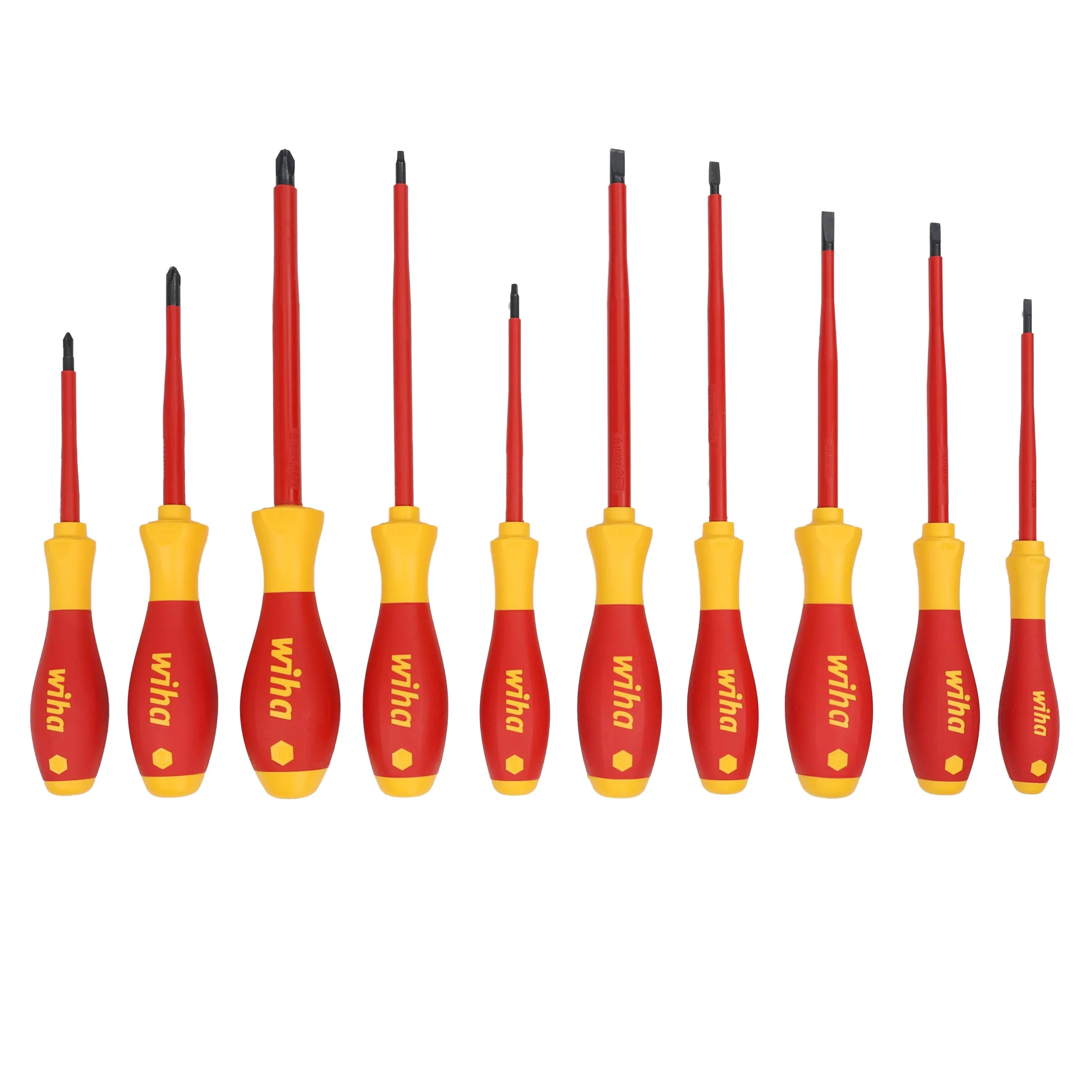 10 Piece Insulated SoftFinish Cushion Grip Screwdriver Tray Set - Image 6