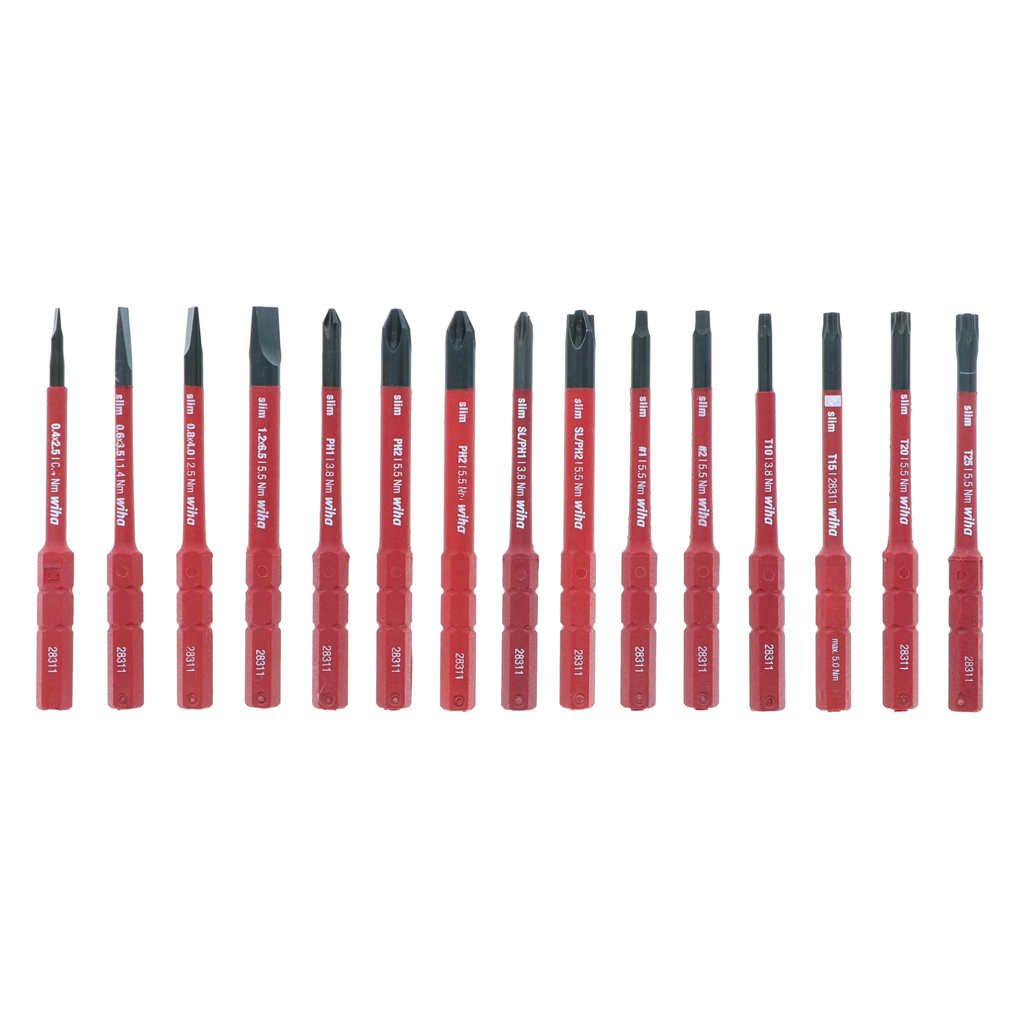 20 Piece Insulated TorqueVario-S (10-50 In/lbs) and SlimLine Blade Set - Image 6