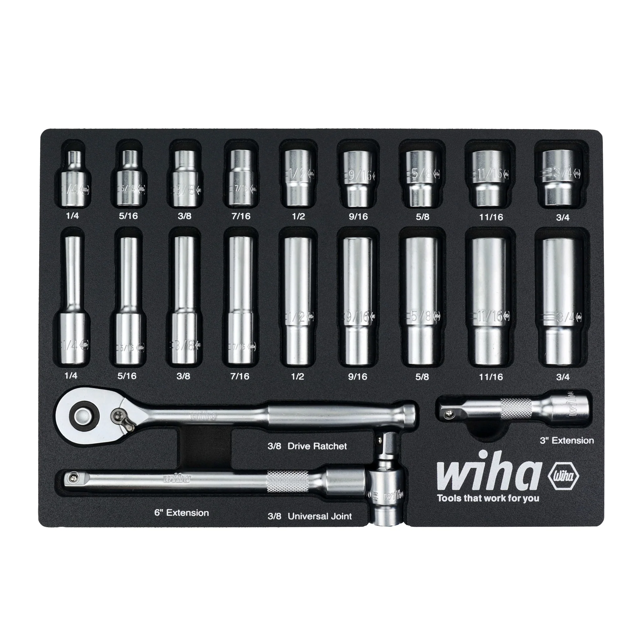 EMPTY FOAM TRAY FOR 3/8" INCH SOCKET SET - Image 4