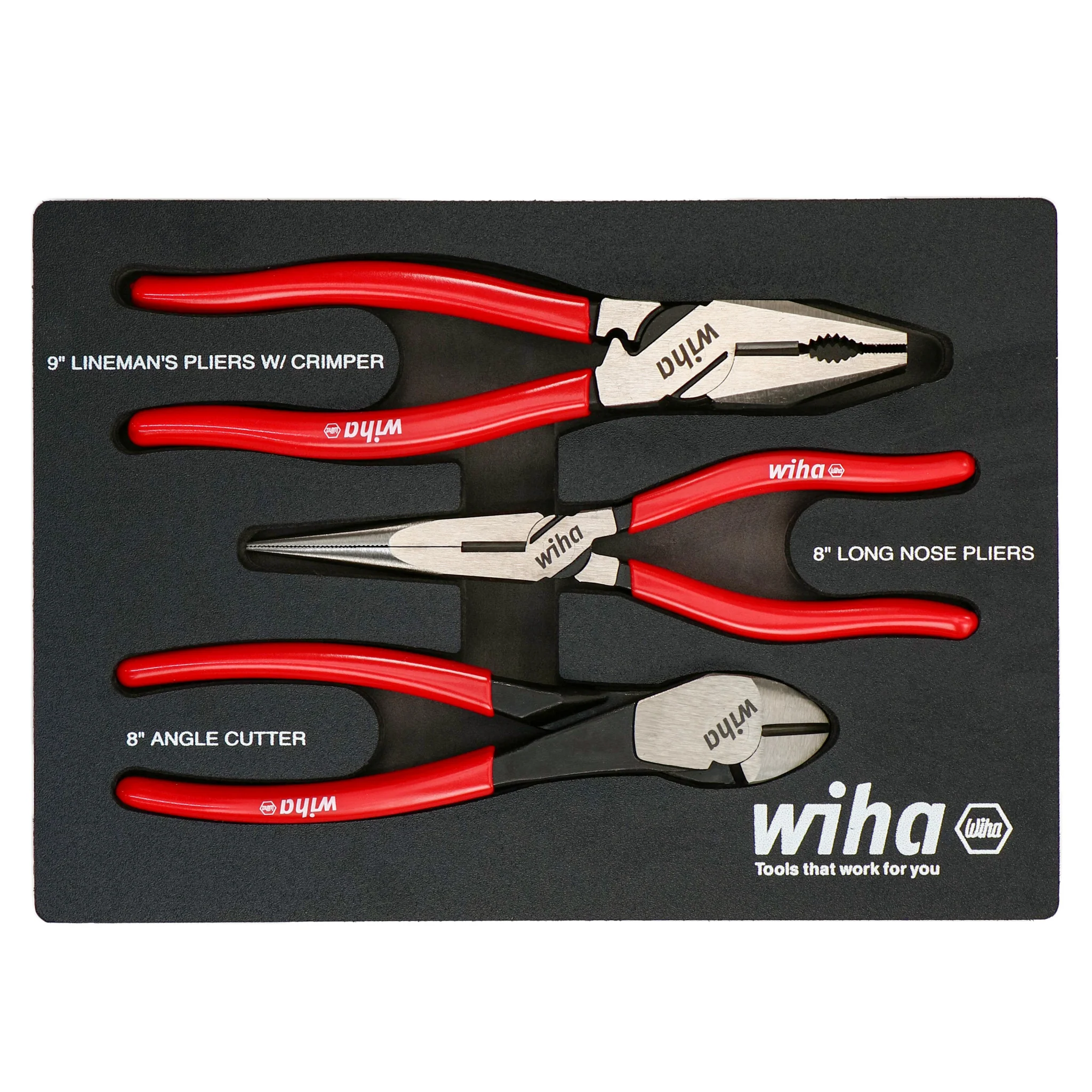 Empty Foam Tray for 3 Piece Pliers/Cutter Set - Image 4