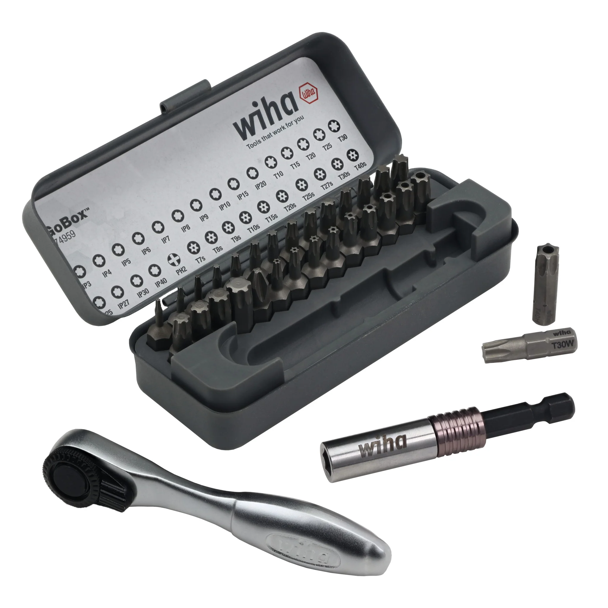 32 Piece GoBox Master Torx Bit Set with Mini Ratchet - Image 5