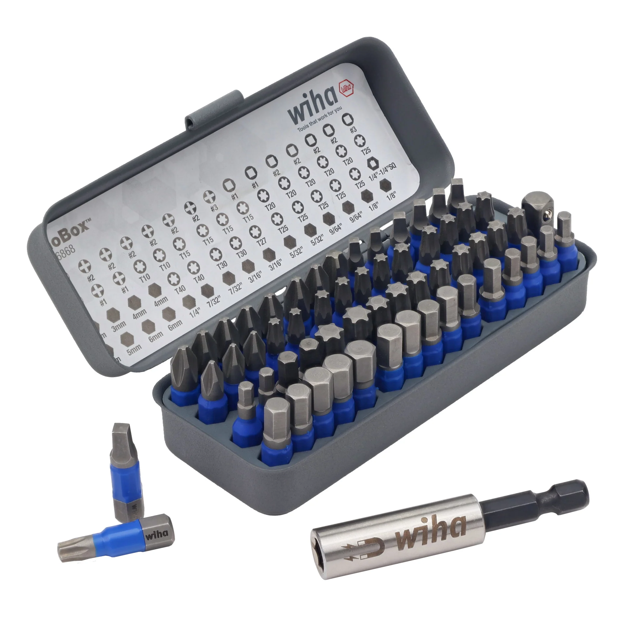 61 Piece GoBox TerminatorBlue Impact Bit Set - Image 5