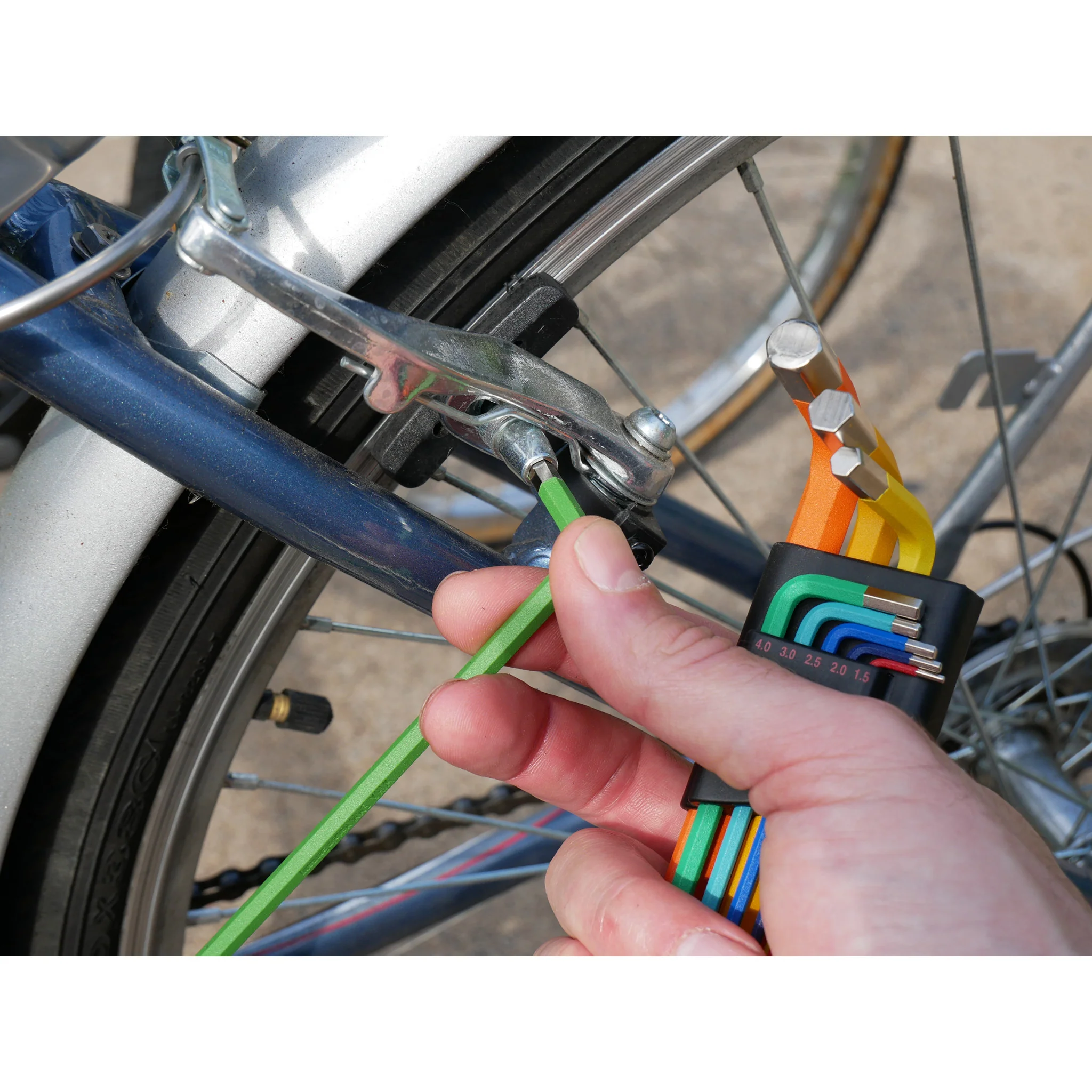 13 Piece Ball End Color Coded Hex L-Key Set - Inch - Image 11