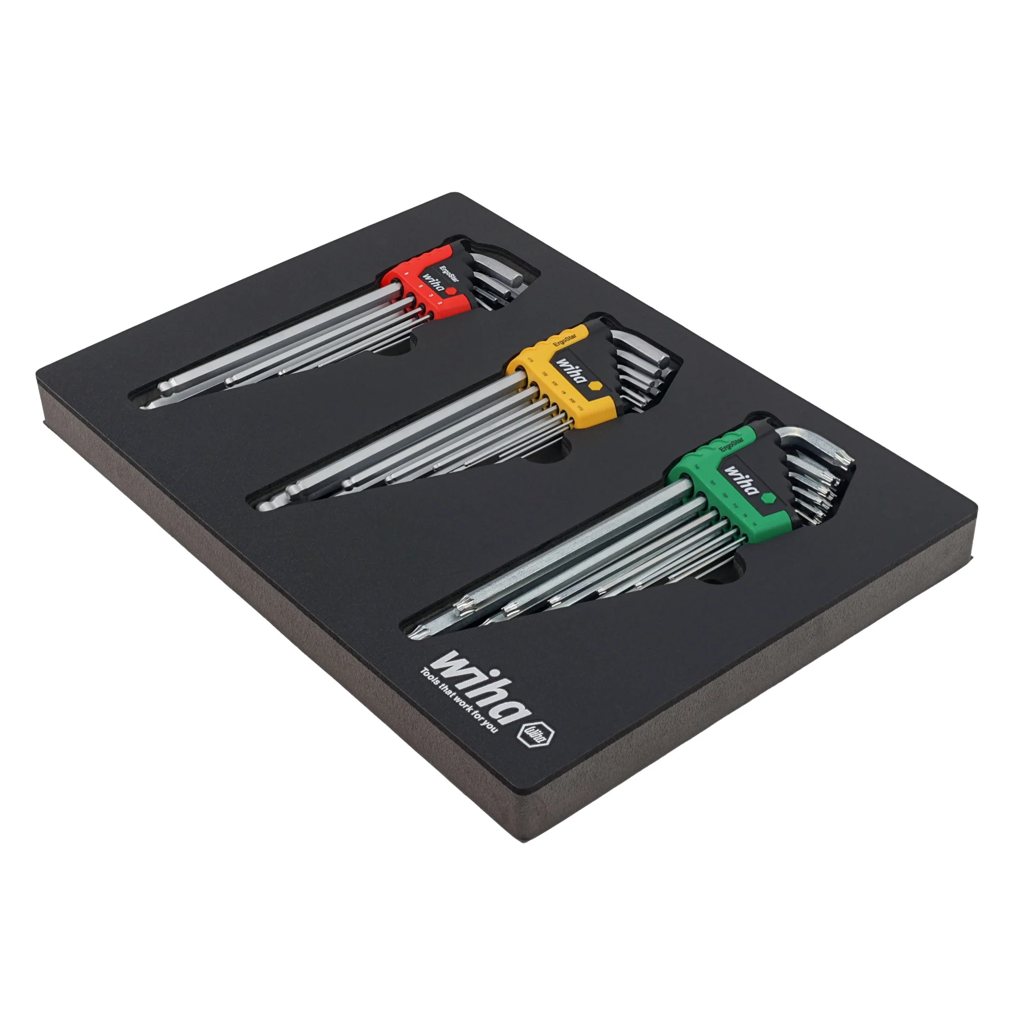 35 Piece ErgoStar L-Key Tray Set - Hex Metric, Hex SAE, Torx - Image 2