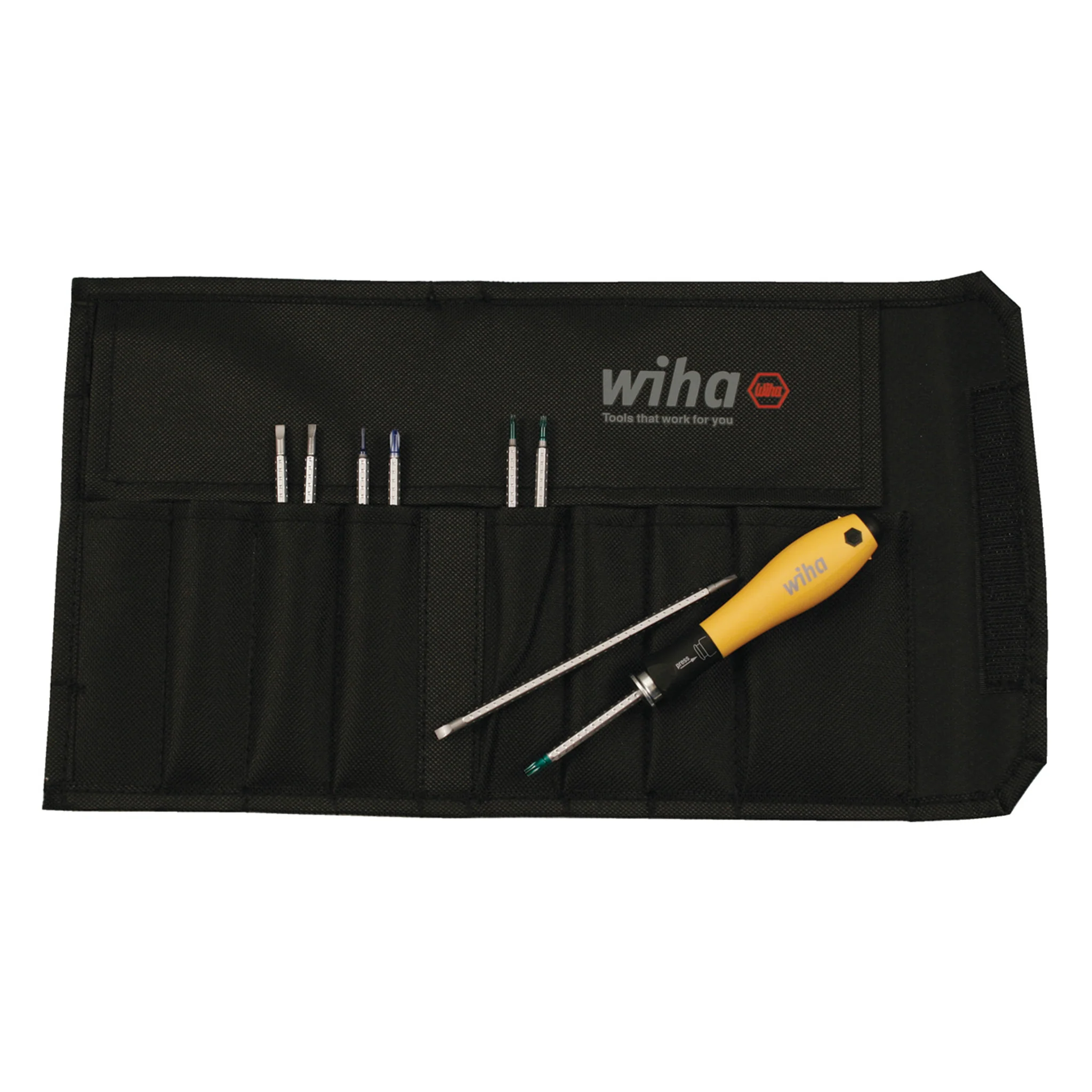 9 Piece ESD Safe Drive-loc VI Blade Set in Canvas Pouch