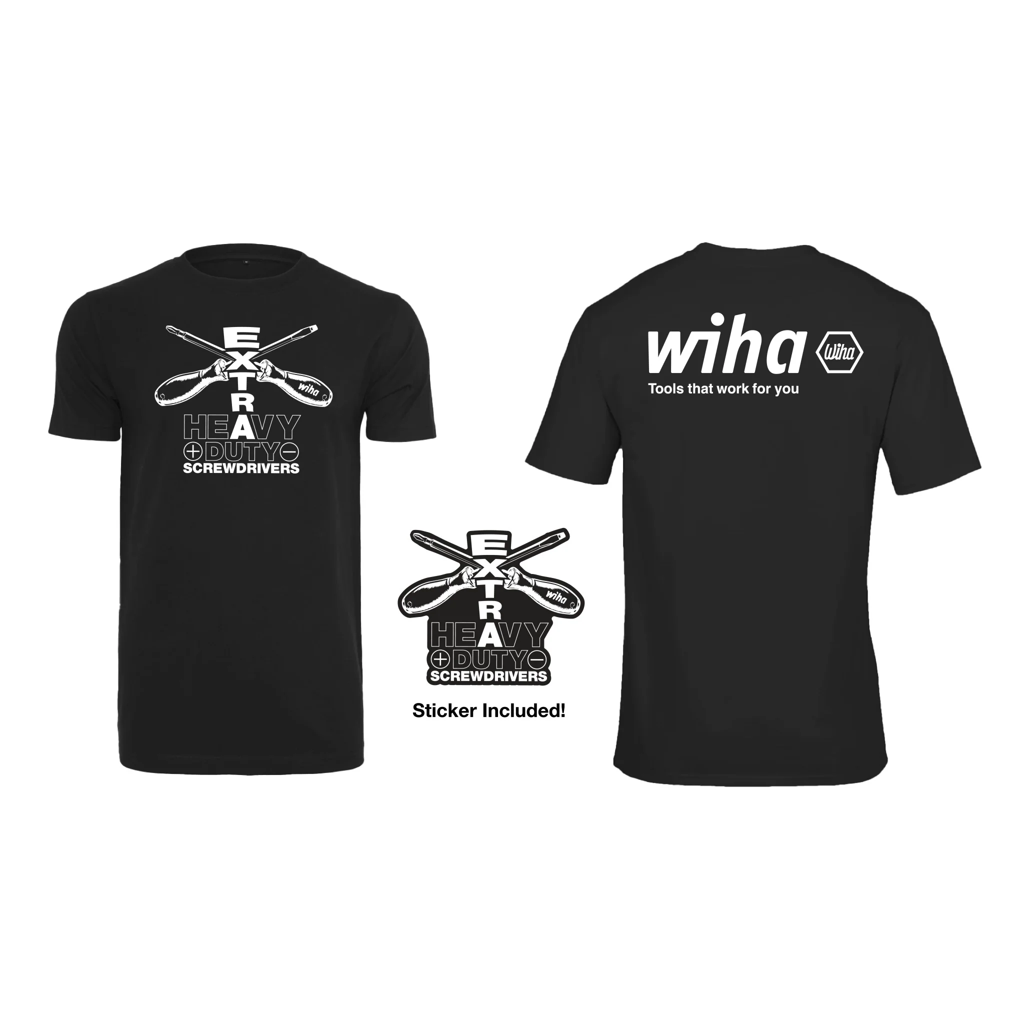 Wiha Extra Heavy Duty Screwdriver T-Shirt XL - Image 3