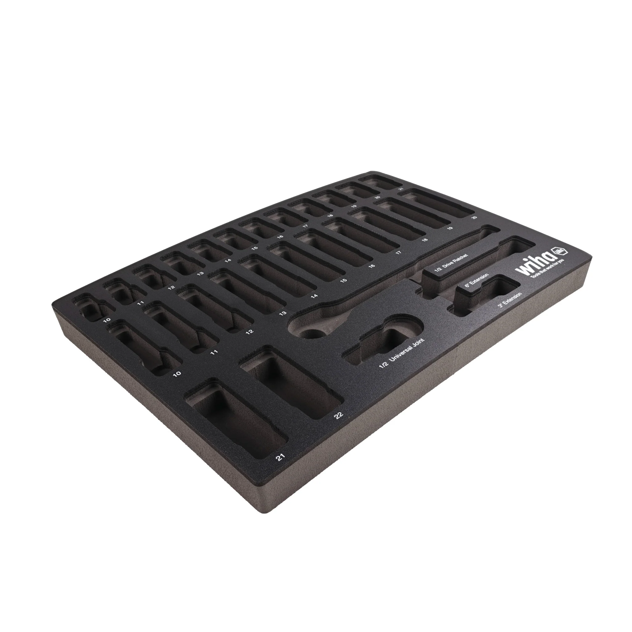 EMPTY FOAM TRAY FOR TRAY 1/2" METRIC SOCKET SET - Image 3