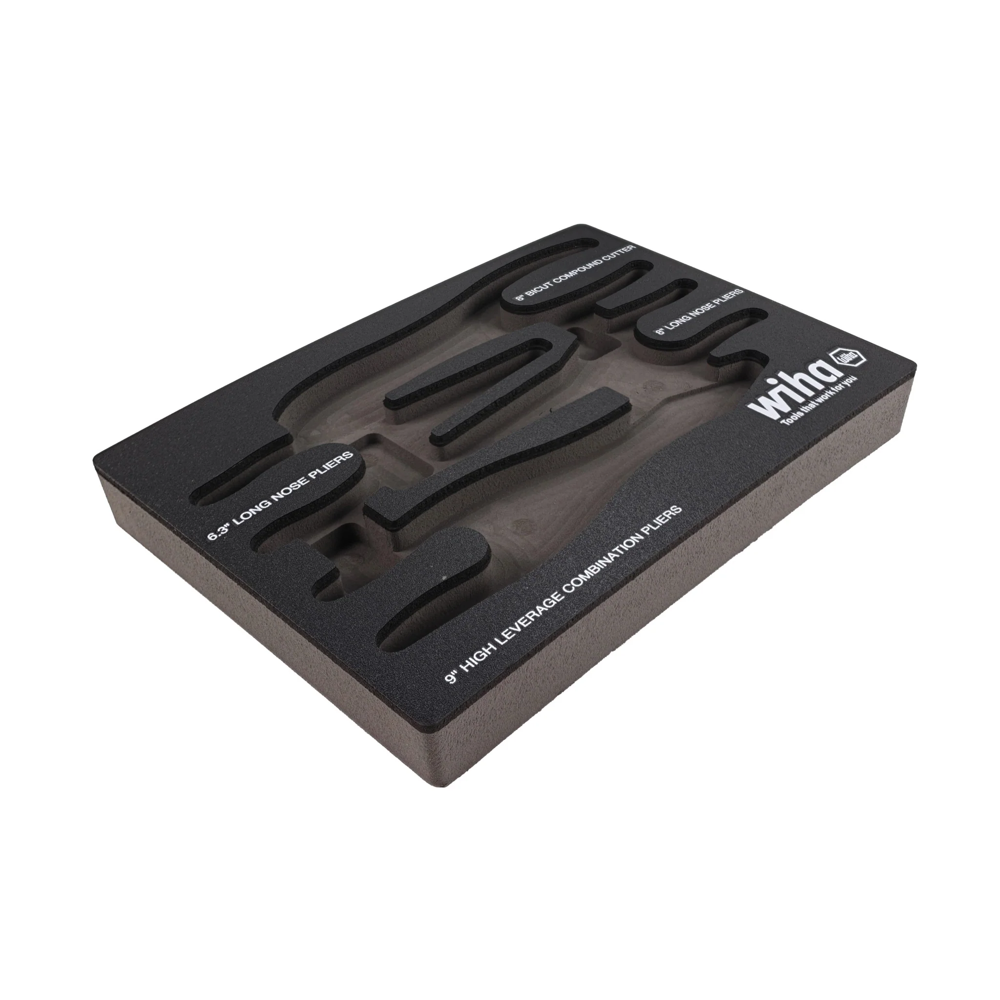 Empty Foam Tray for 4 Piece Pliers/Cutter Set - Image 3
