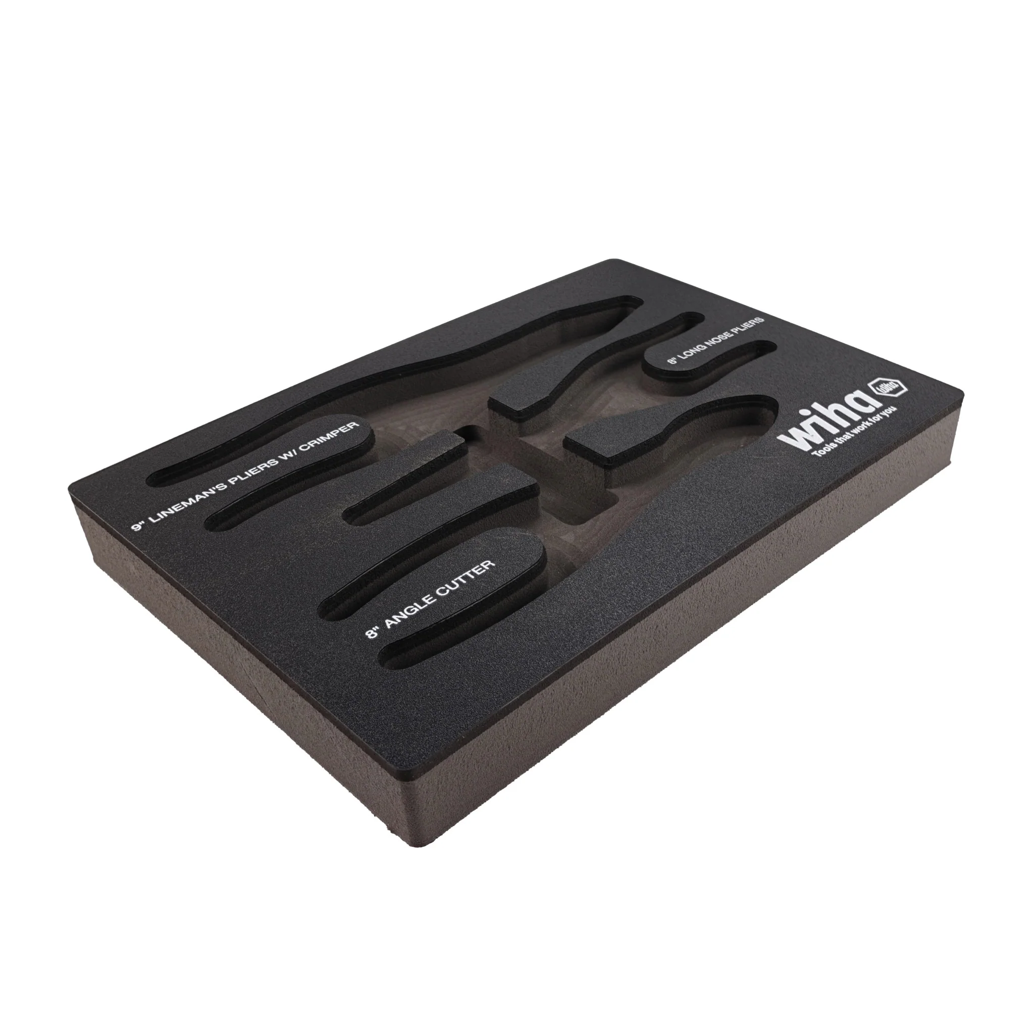 Empty Foam Tray for 3 Piece Pliers/Cutter Set - Image 3