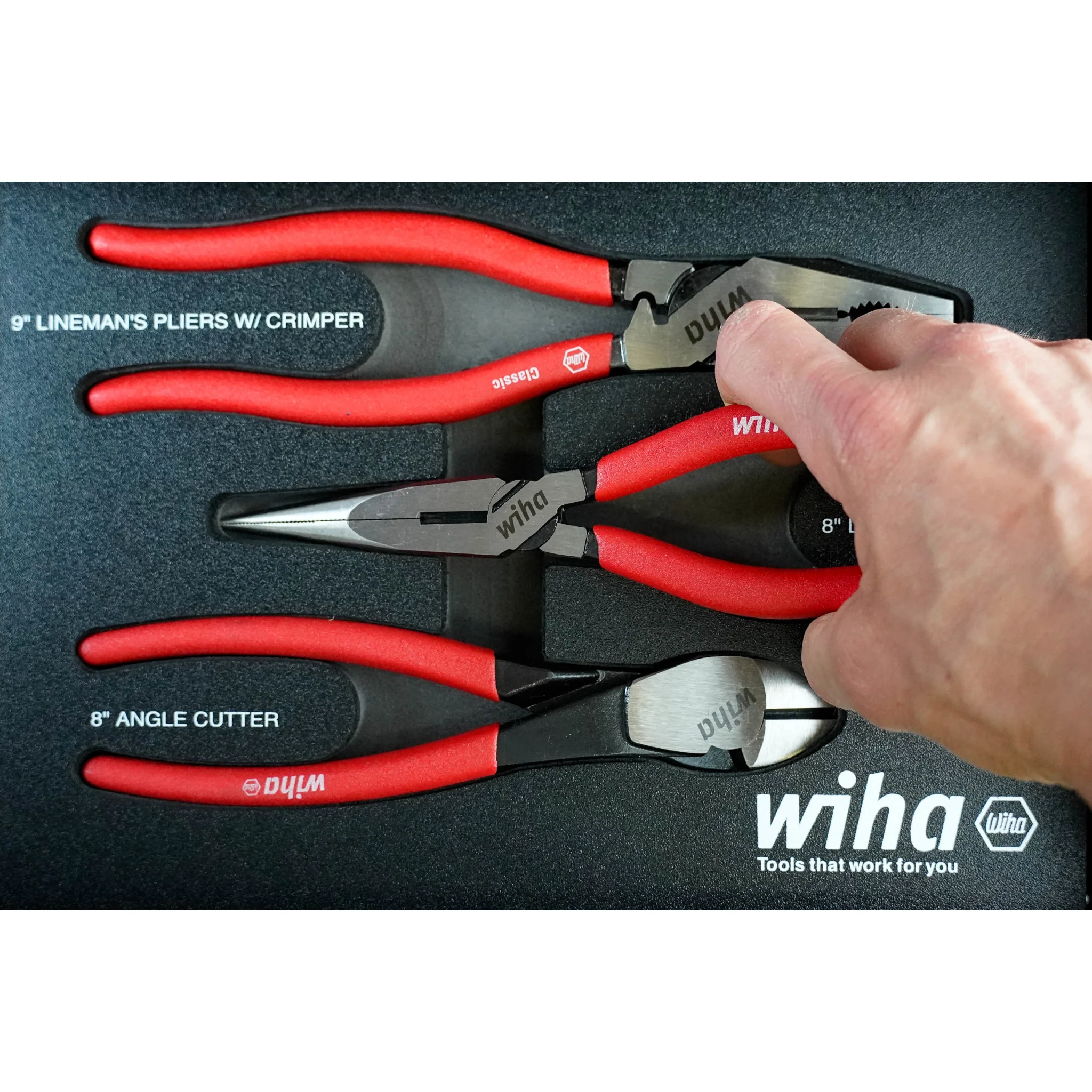 Empty Foam Tray for 3 Piece Pliers/Cutter Set - Image 5