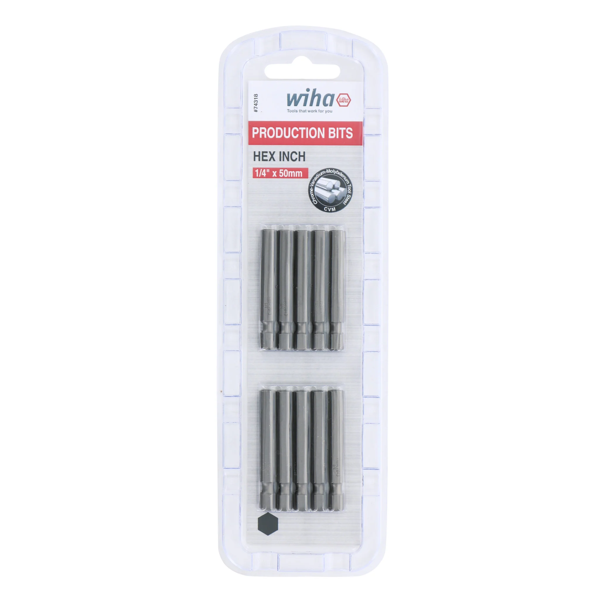 Hex Bit 1/4 - 50mm -  10 Pack - Image 3