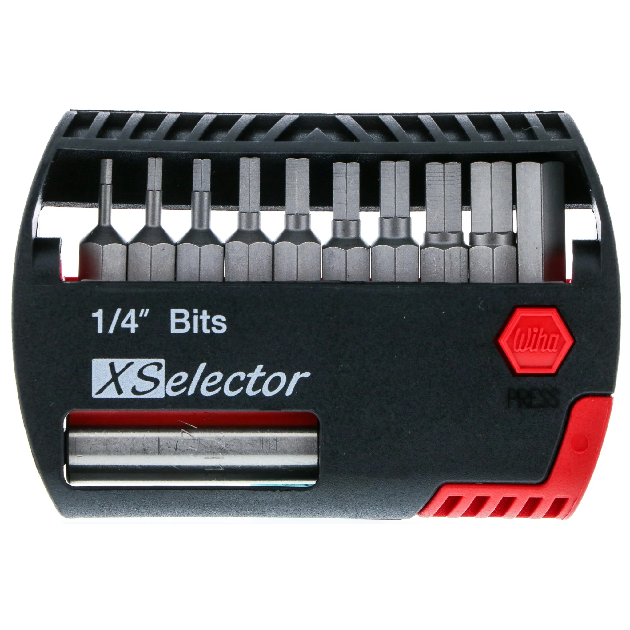 11 Piece Hex XSelector and Magnetic Bit Holder Set - 1/16" - 1/4" - Image 2