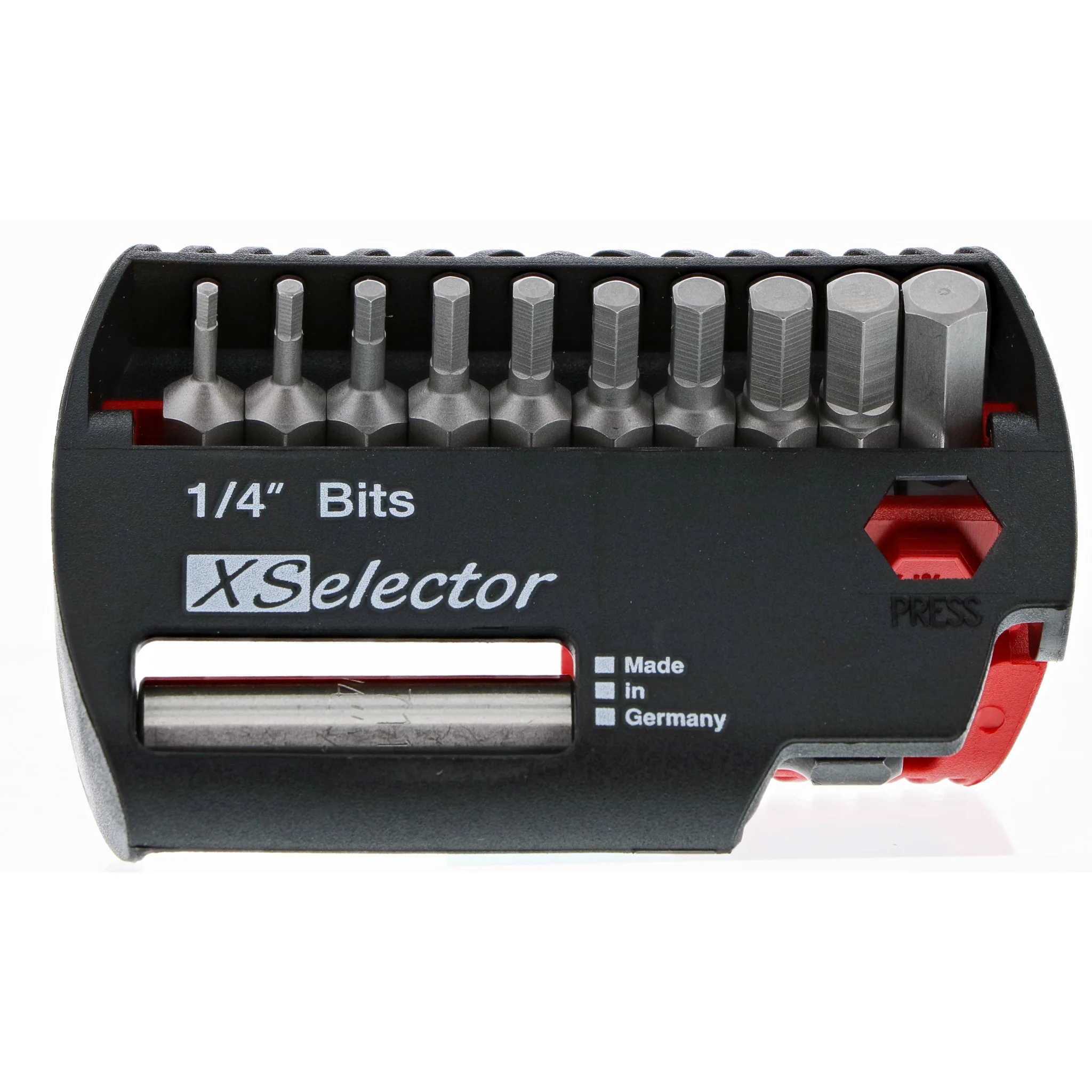 11 Piece Hex XSelector and Magnetic Bit Holder Set - 1/16" - 1/4" - Image 3