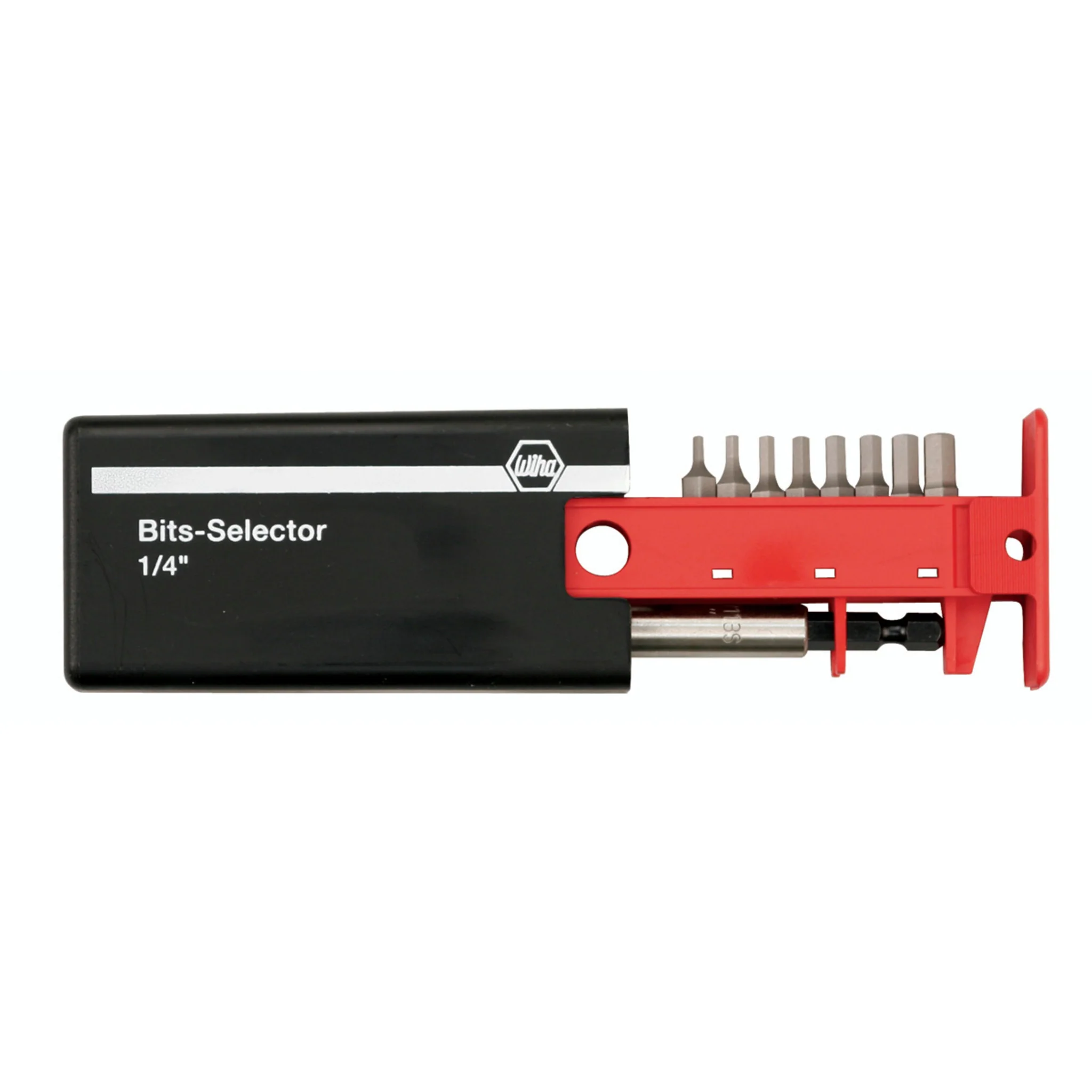 9 Piece Hex Metric Bits-Selector and Magnetic Bit Holder Set - 1.5mm-8.0mm
