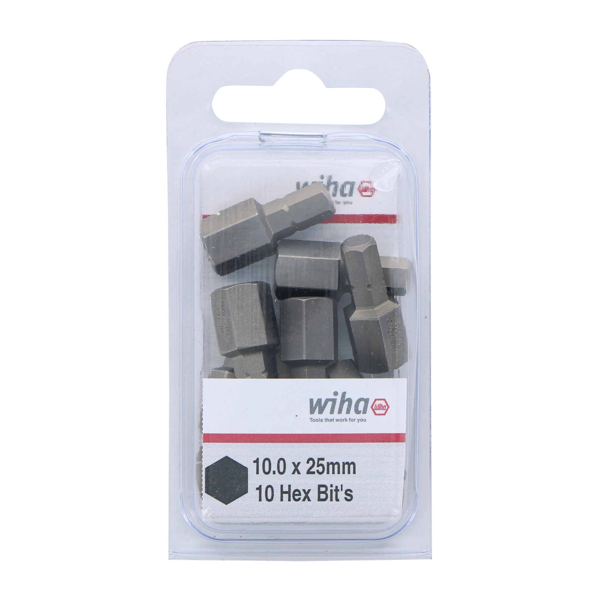 Hex Bit 10.0mm - 25mm - 10 Pack - Image 2