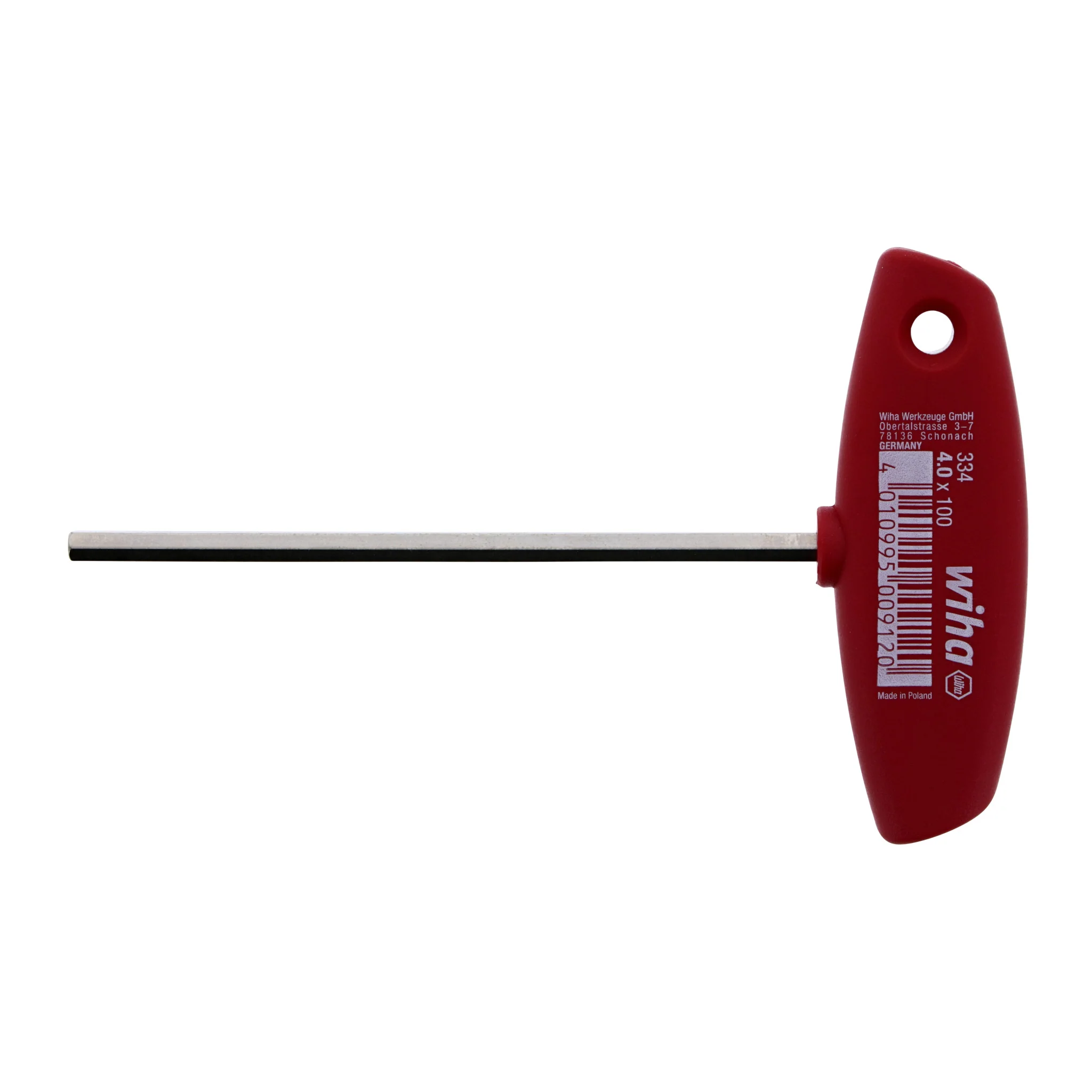 Classic Grip Hex Metric T-Handle 4.0mm
