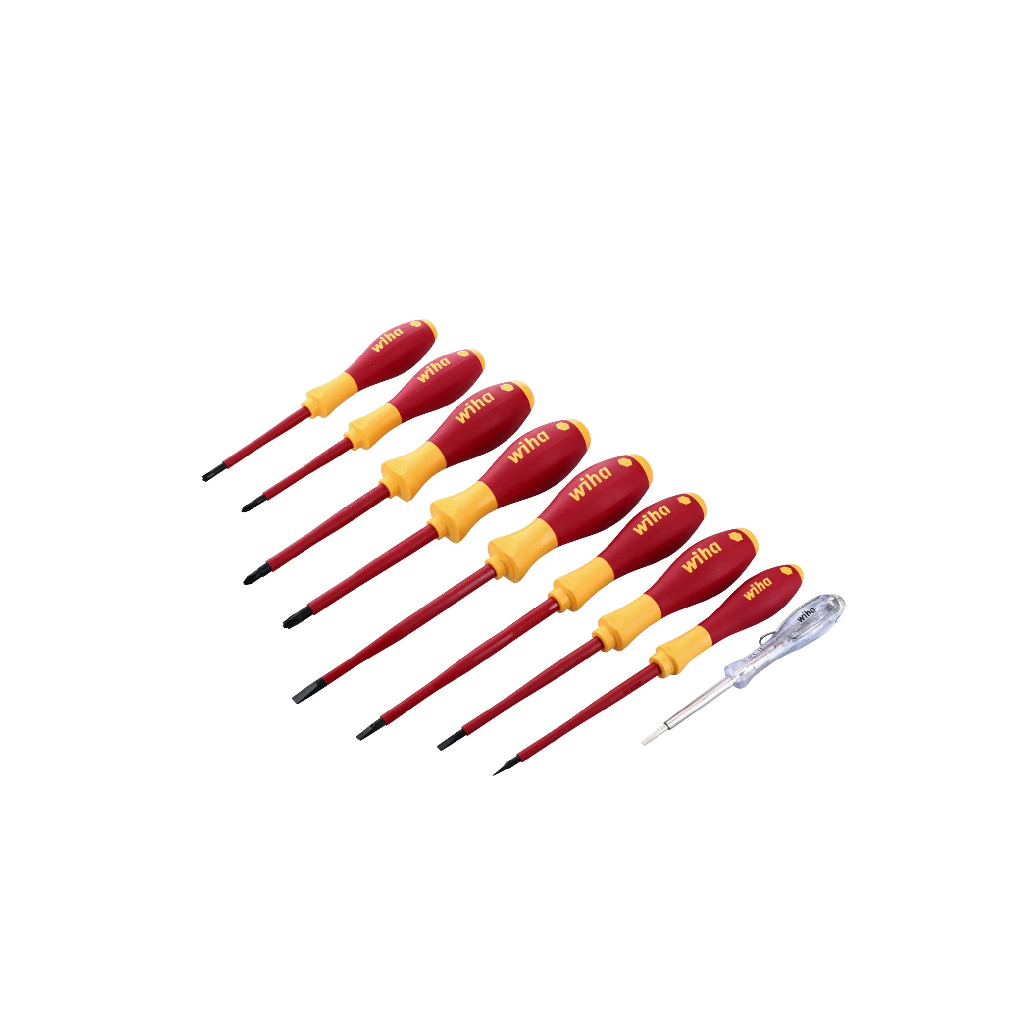 9 Piece Insulated SoftFinish Screwdriver and Voltage Detector Set - Image 2