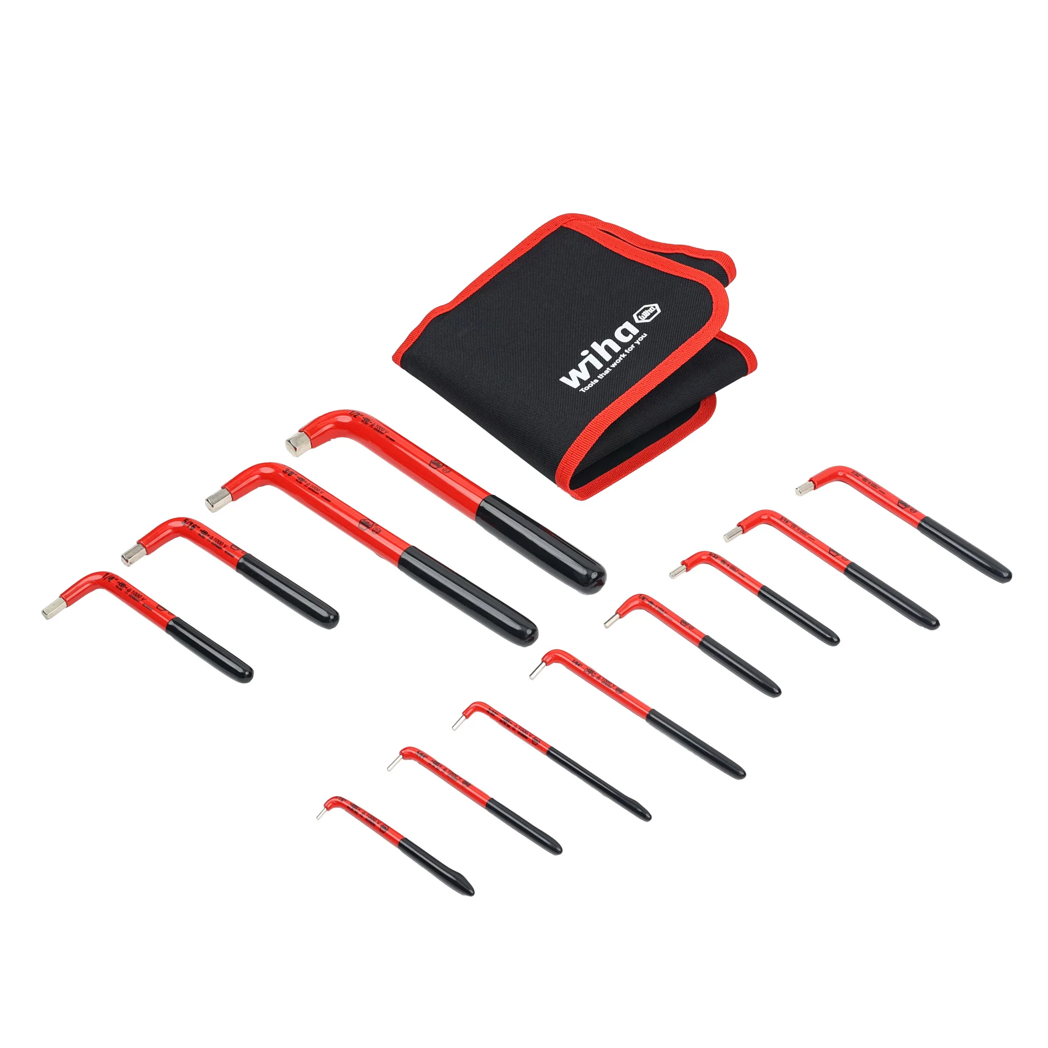 12 Piece Insulated Hex L-Key Set - Inch - Image 2