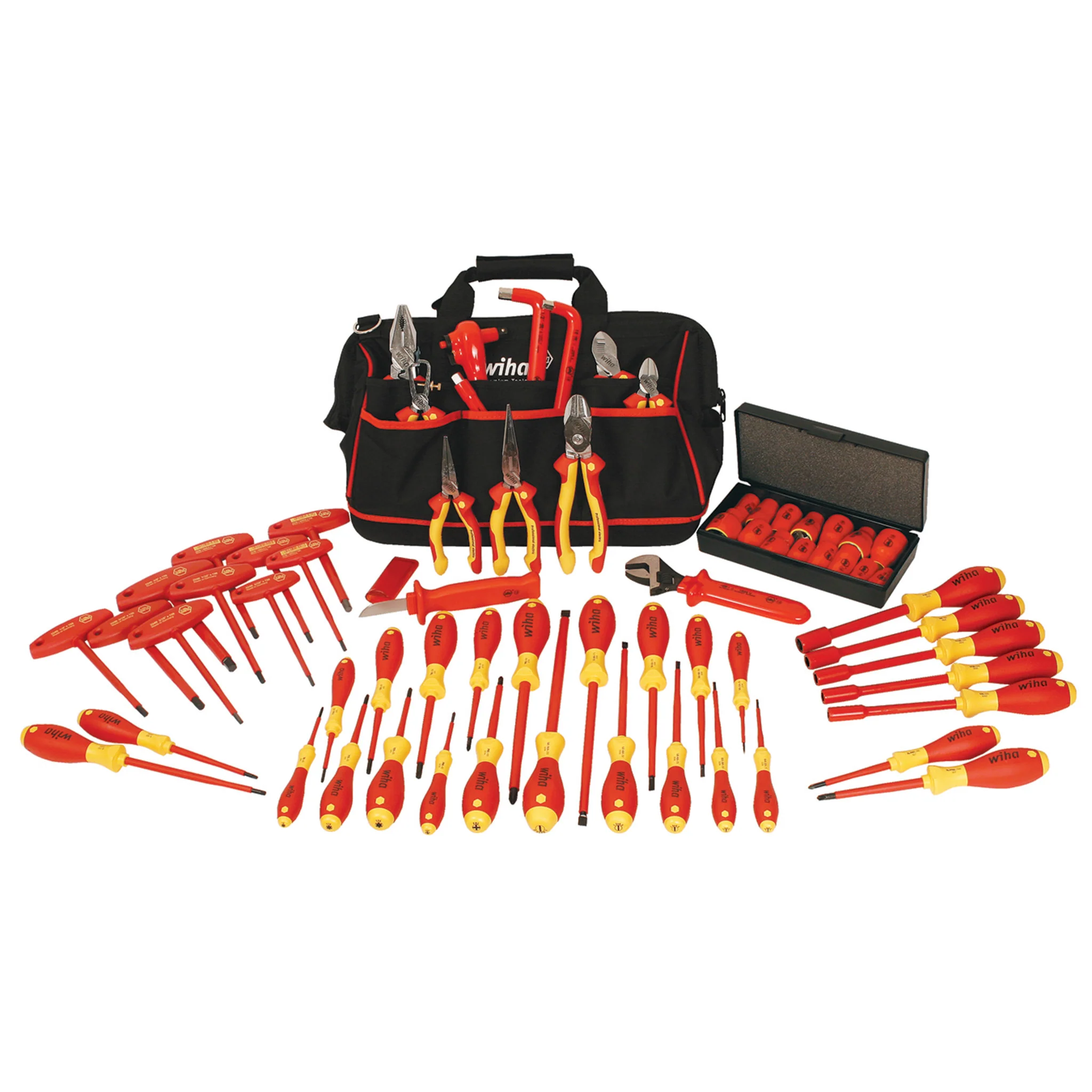 66 Piece Insulated Pliers-Cutters and Screwdriver Set - Image 2