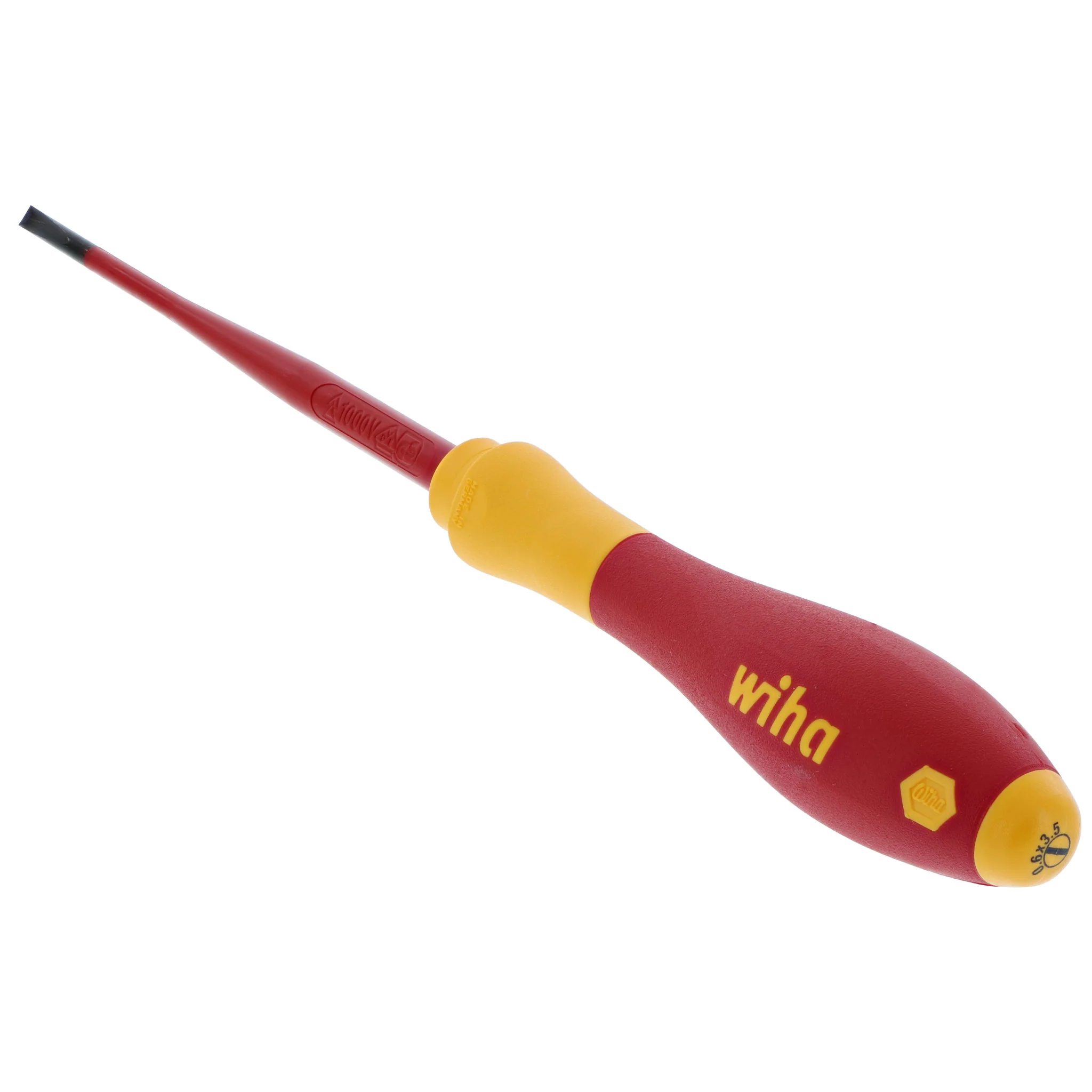 Insulated SlimLine Slotted Screwdriver 3.5mm x 100mm - Image 2