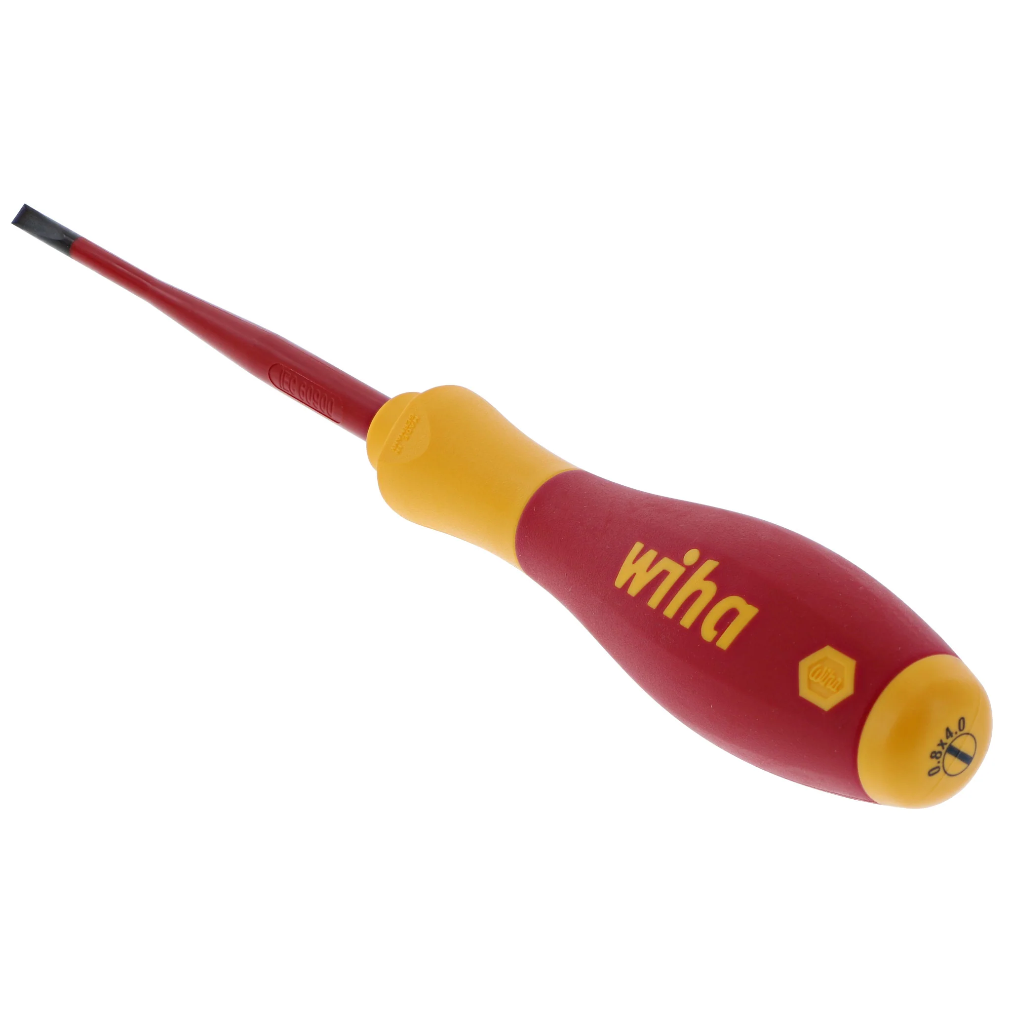 Insulated SlimLine Slotted Screwdriver 4.0mm x 100mm - Image 2