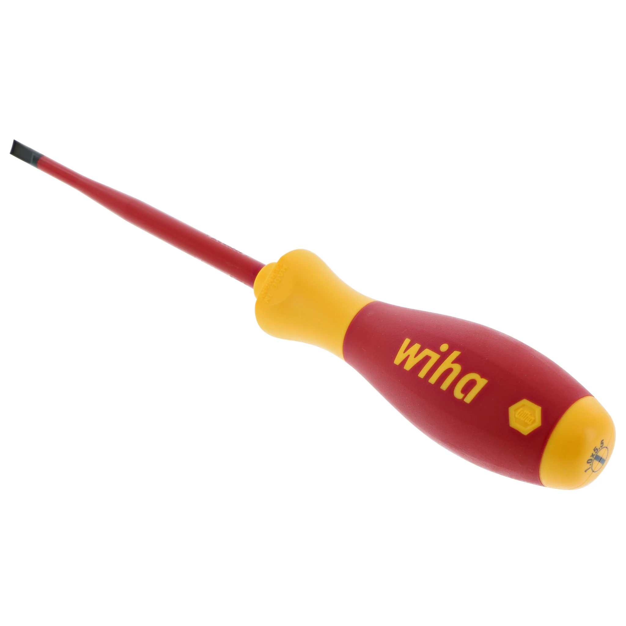 Insulated SlimLine Slotted Screwdriver 5.5mm x 125mm - Image 2