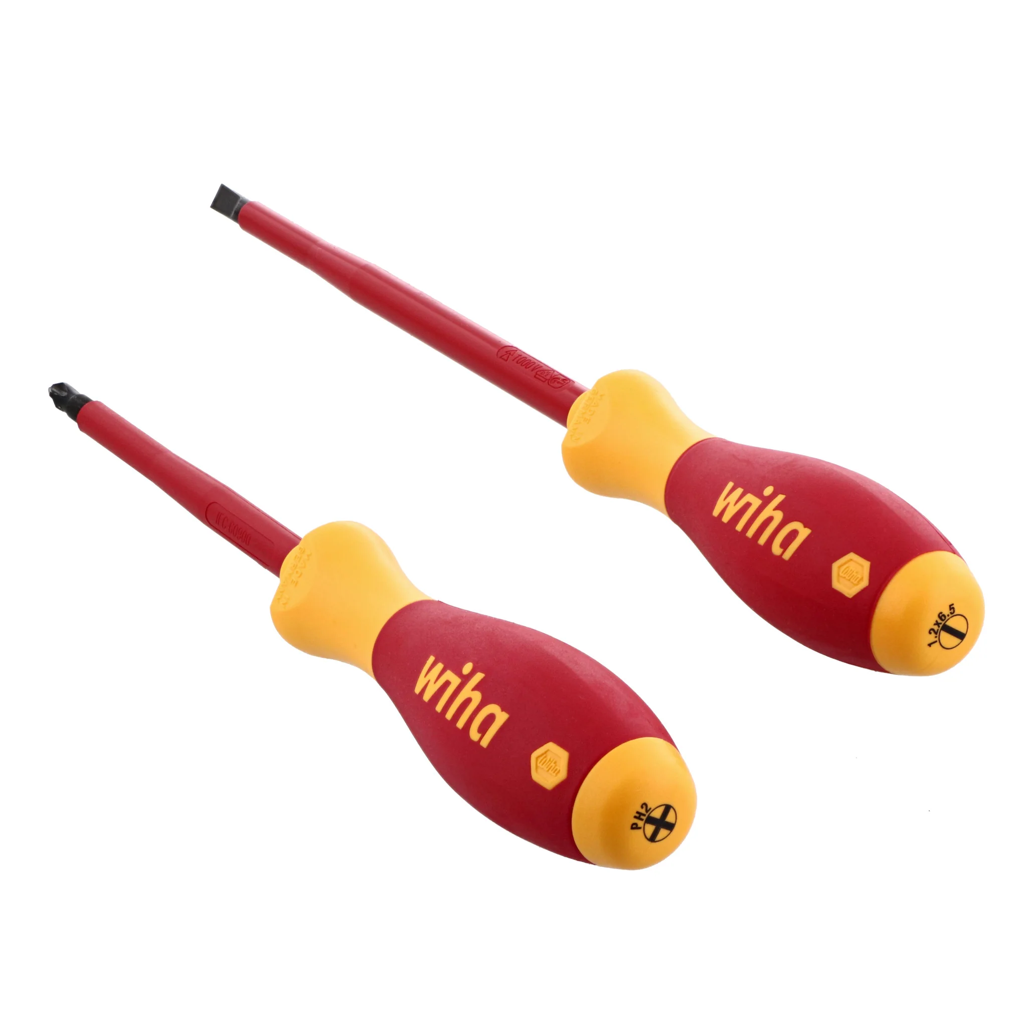 2 Piece Insulated SoftFinish Slotted and Phillips Screwdriver Set - Image 5