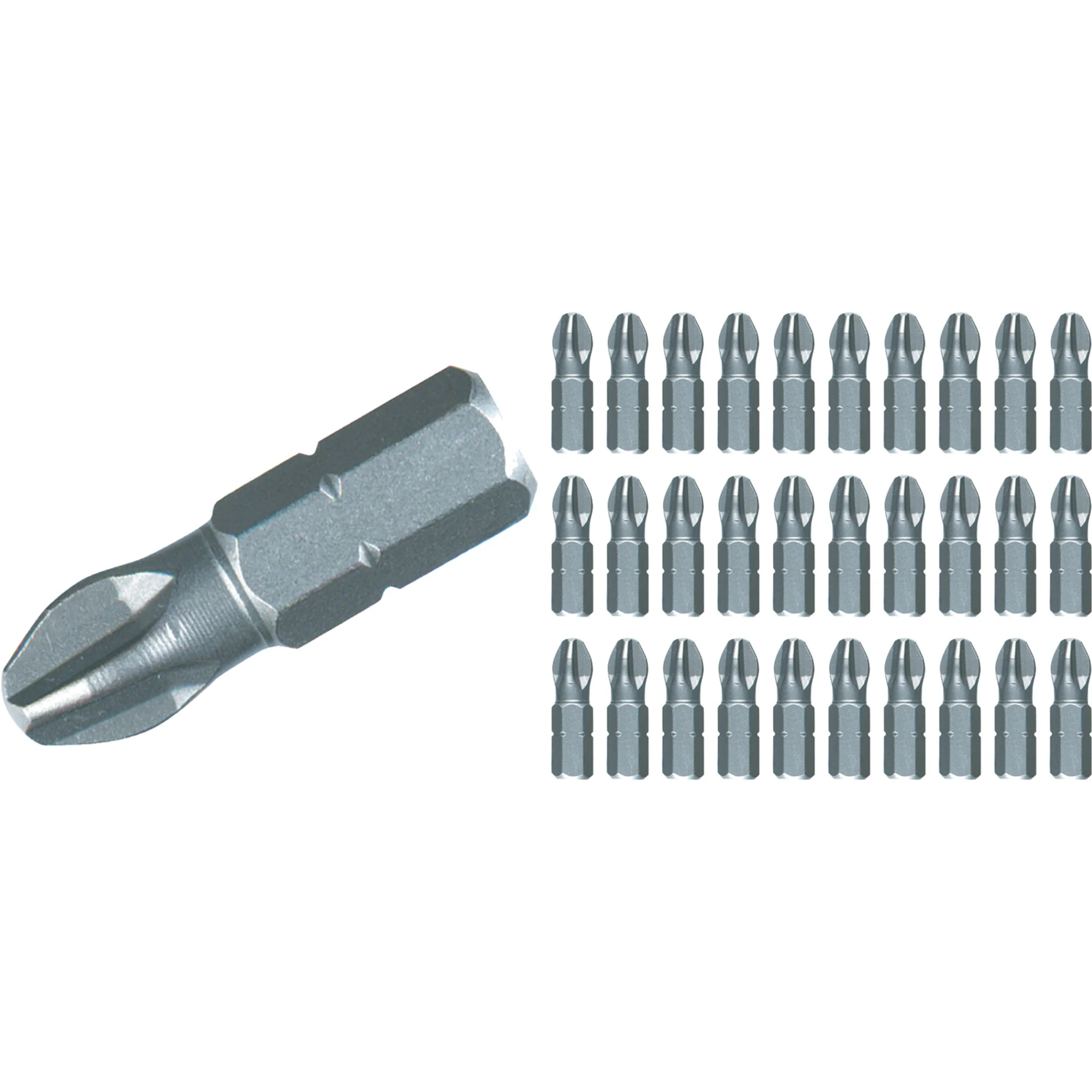 Phillips Contractor Bit #2 - 25mm - 30 Pack