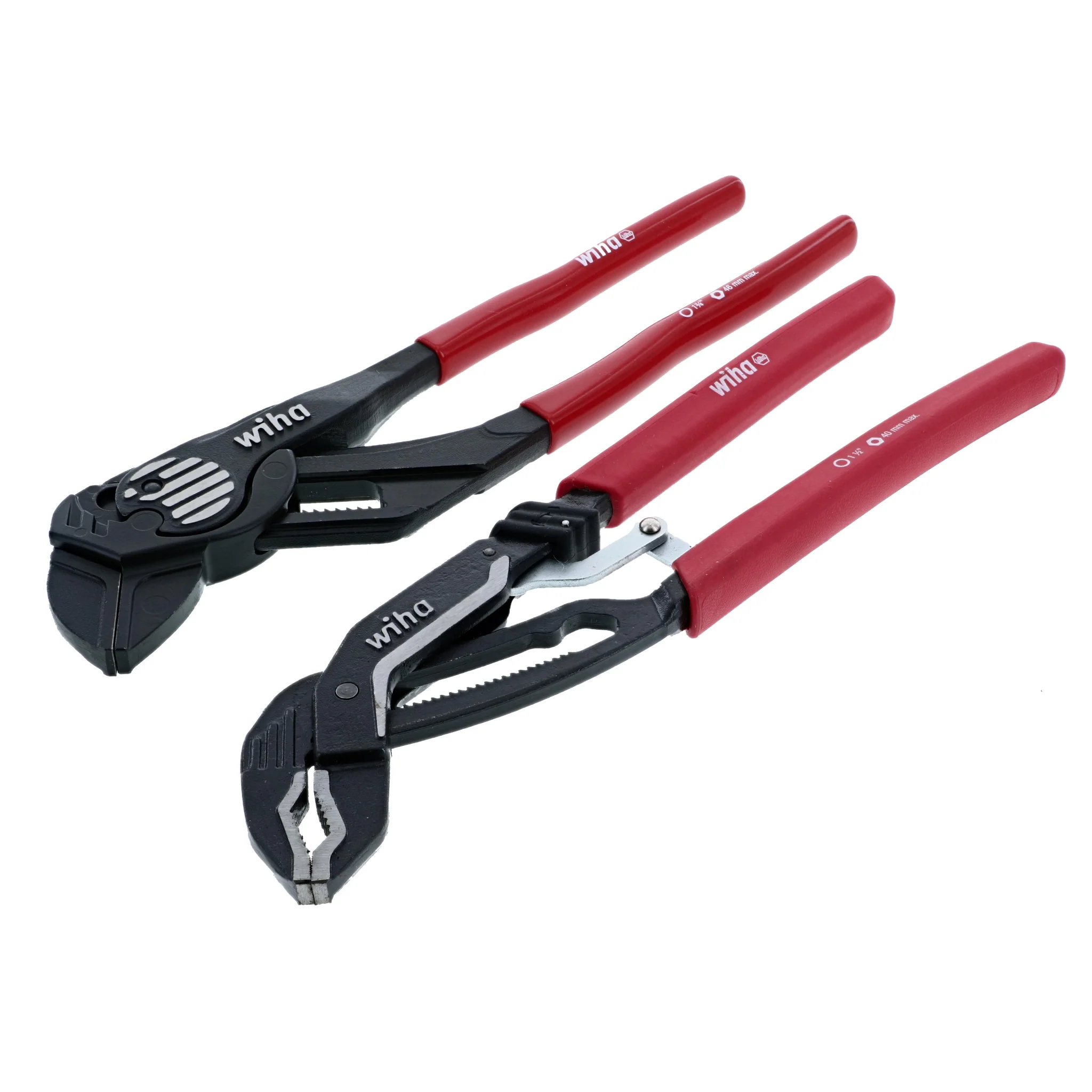 2 Piece Classic Grip Pliers Wrench and Auto Pliers Set - Image 2