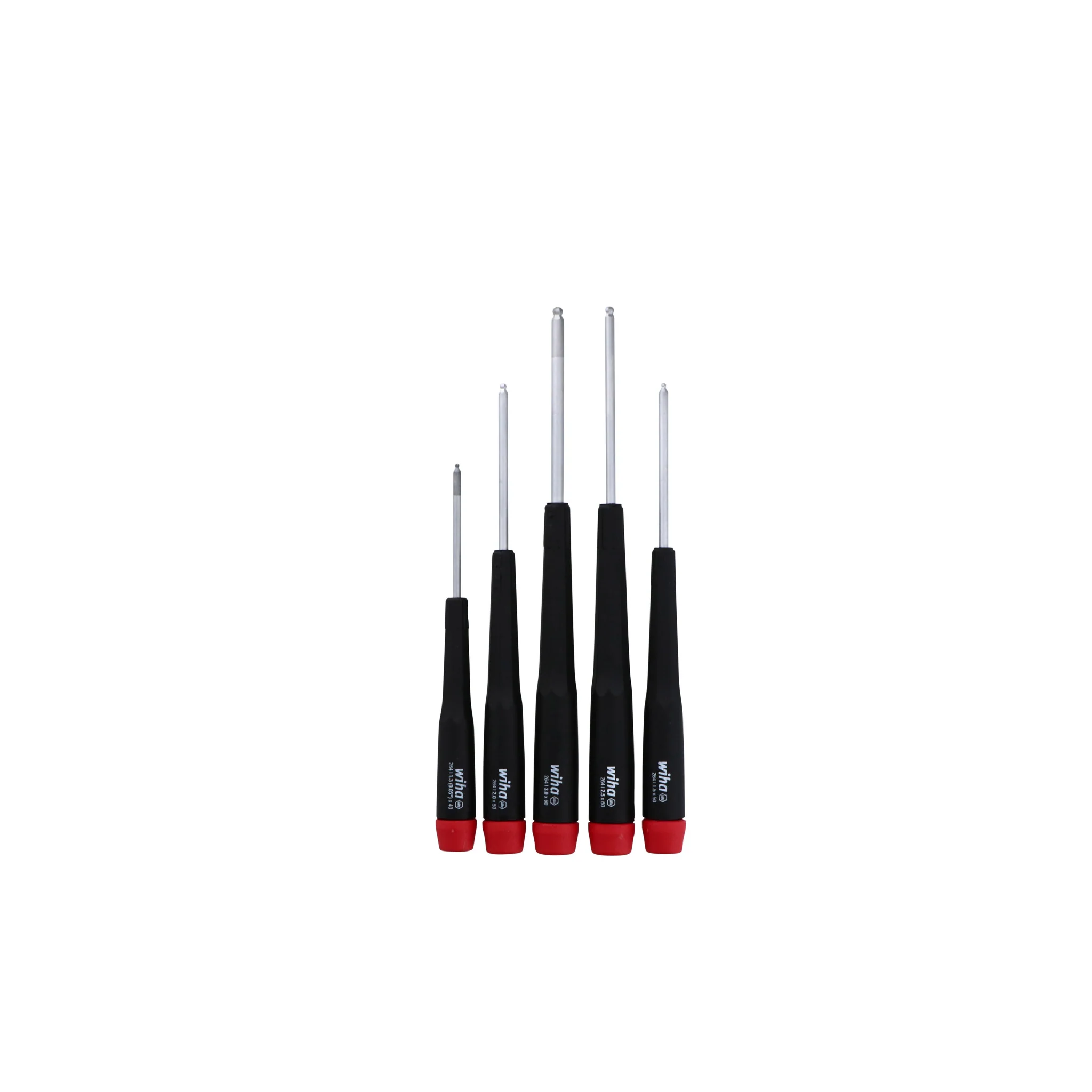 5 Piece Precision Ball End Hex Screwdriver Set - Metric - Image 3