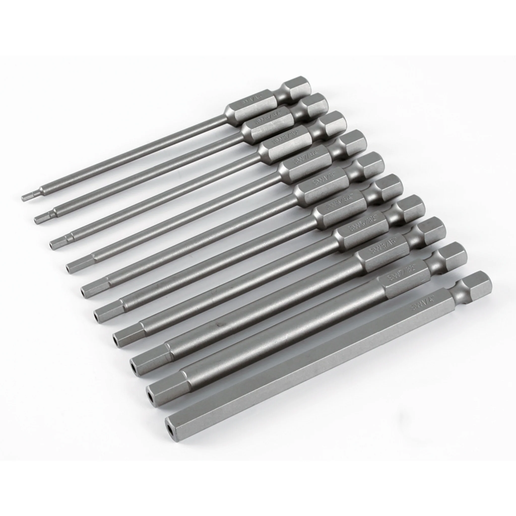 10 Piece Security Hex In Power Blade Set