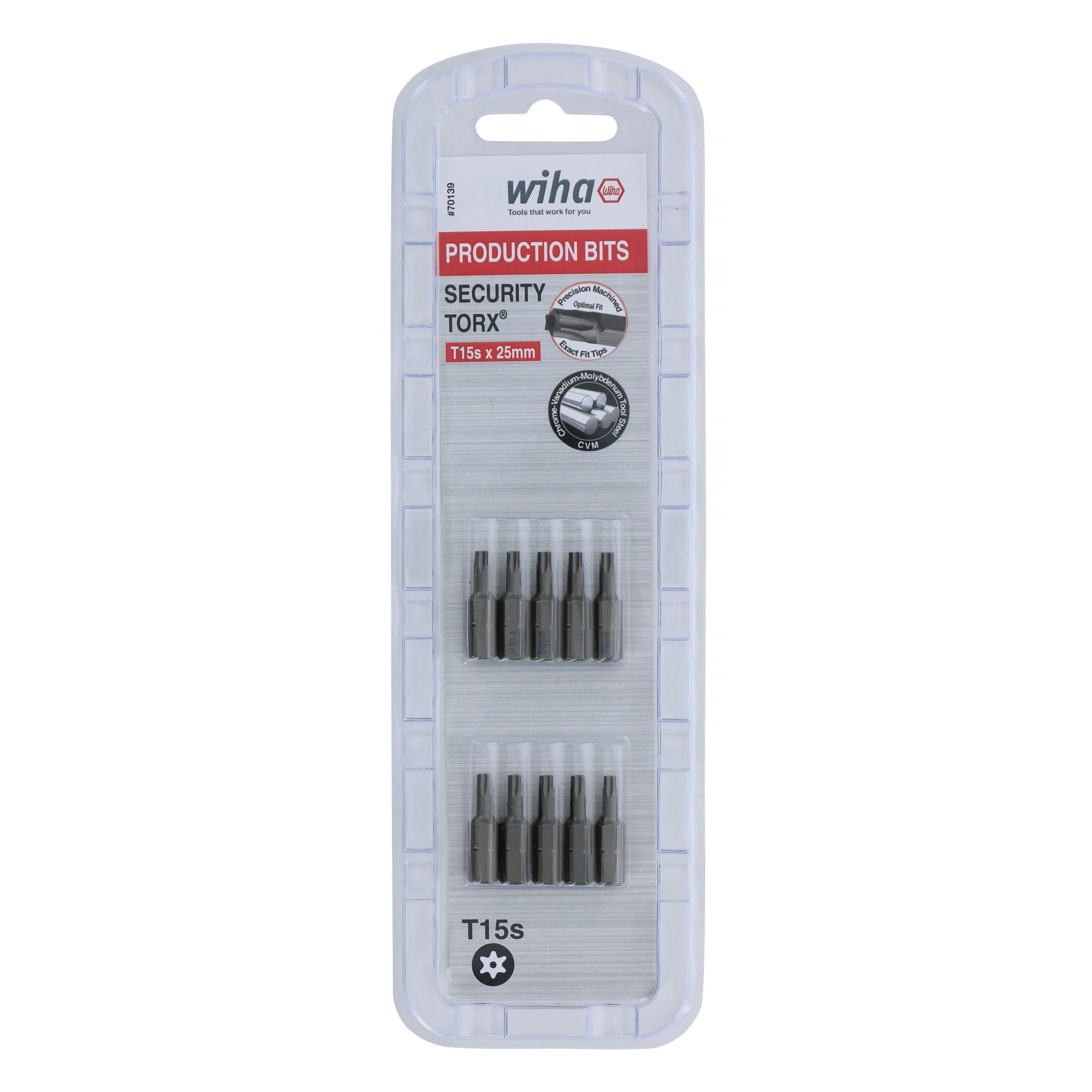 Security Torx Bit T15s - 25mm - 10 Pack - Image 2