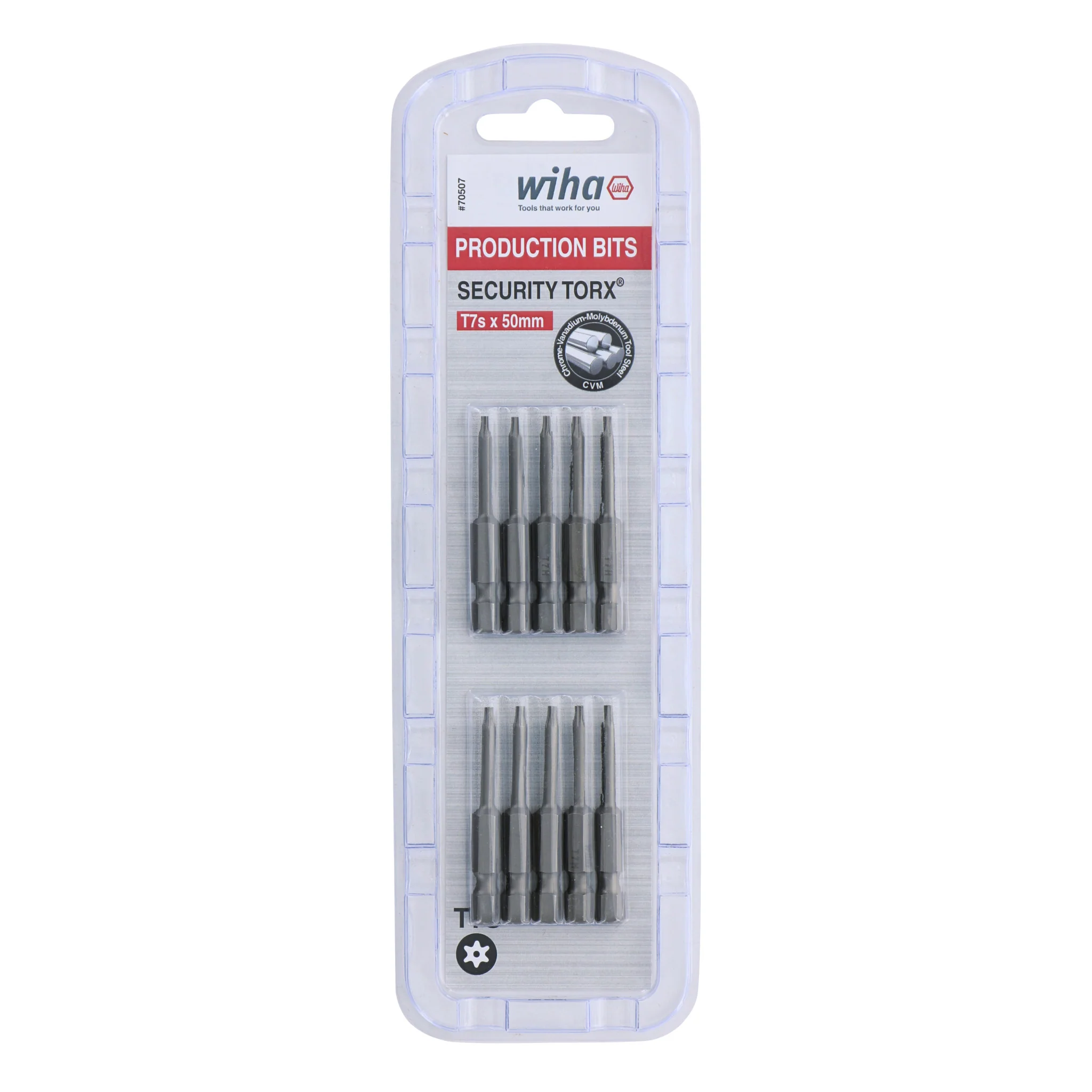 Security Torx Bit T7s - 50mm - 10 Pack - Image 2