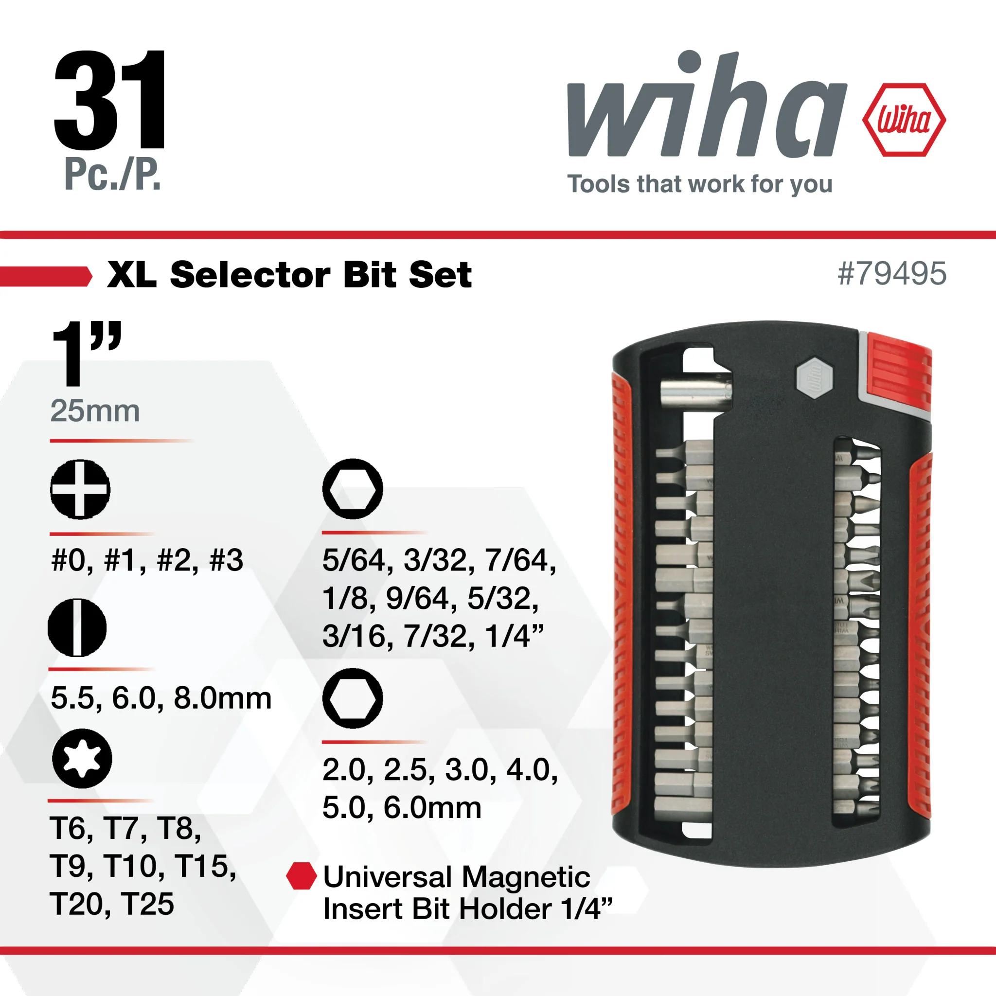 31 Piece XLSelector and Bit Holder Set - Image 3