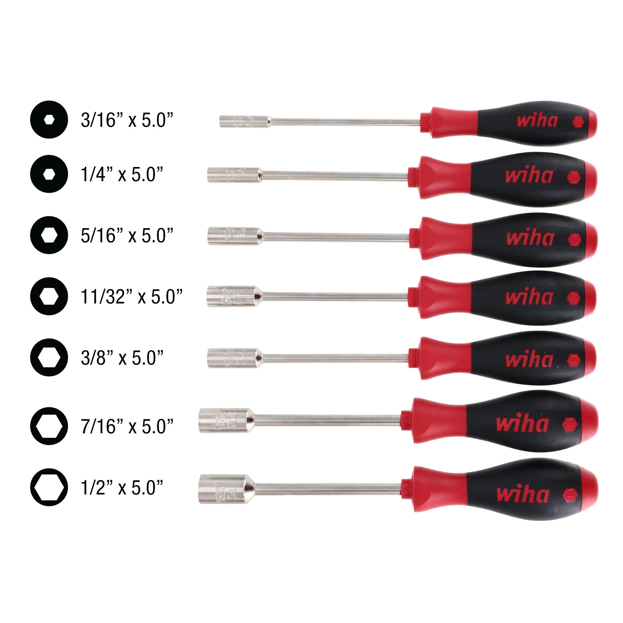 7 Piece SoftFinish Nut Driver Set - Inch - Image 4