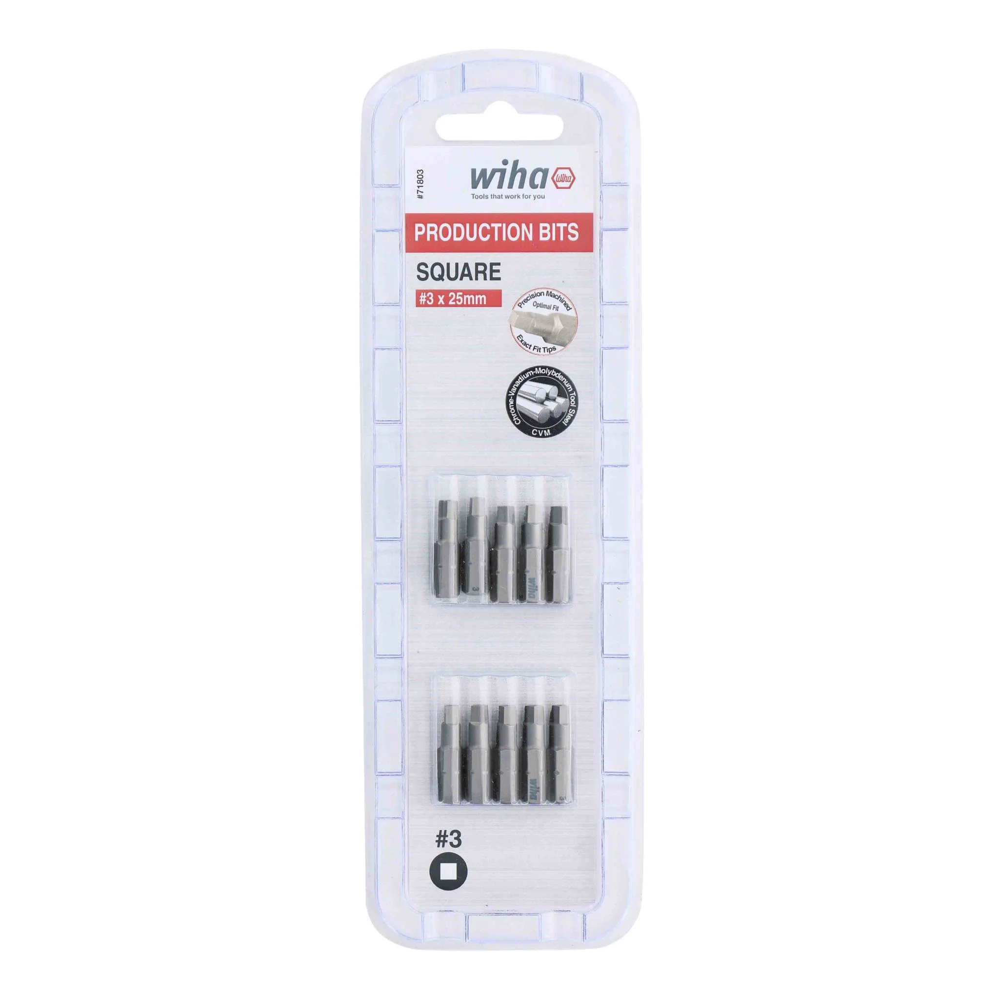 Square Bit #3 - 25mm - 10 Pack - Image 2