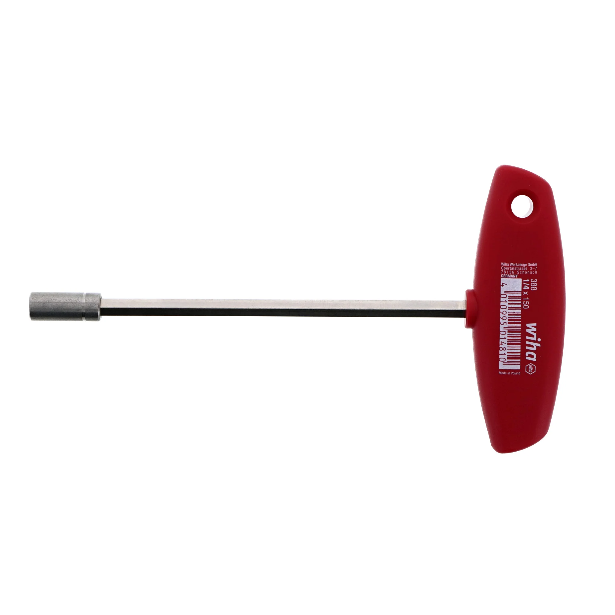 Classic Grip T-Handle Magnetic 1/4" Bit Holder