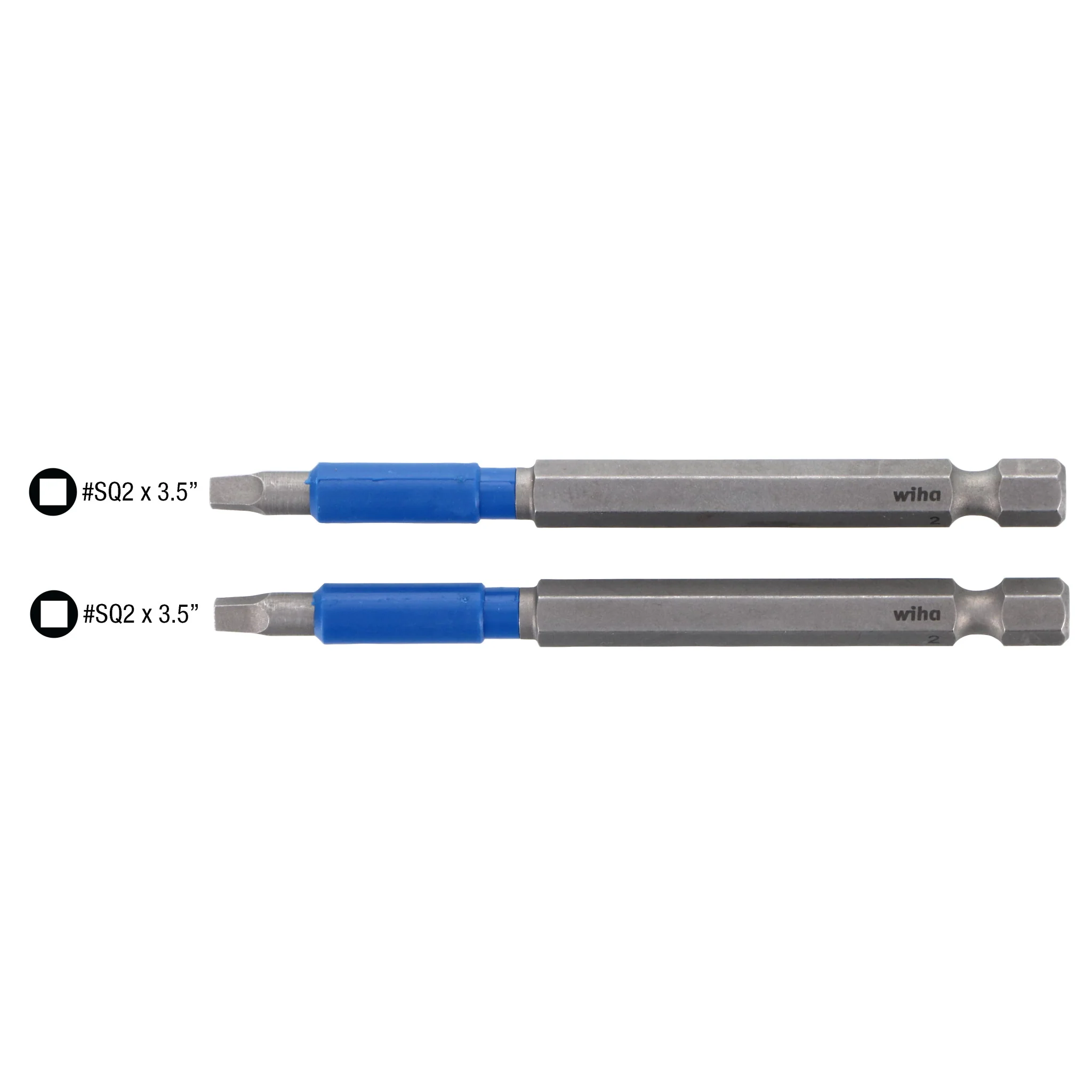 TerminatorBlue Impact Bit  Square #2 - 3.5 Inch - 2 Pack - Image 4