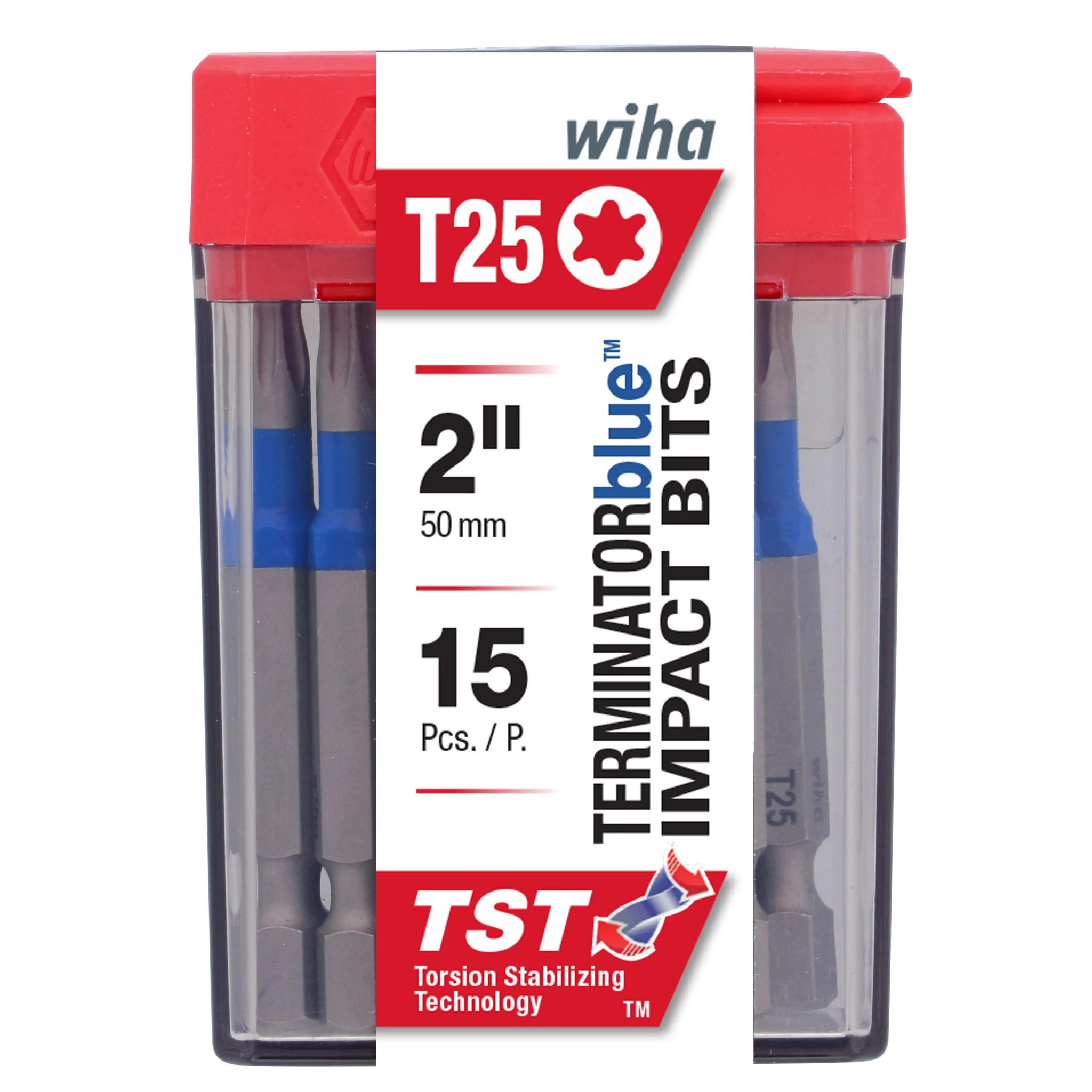 TerminatorBlue Impact Bit Torx T25 - 2 Inch - 15 Pack - Image 2