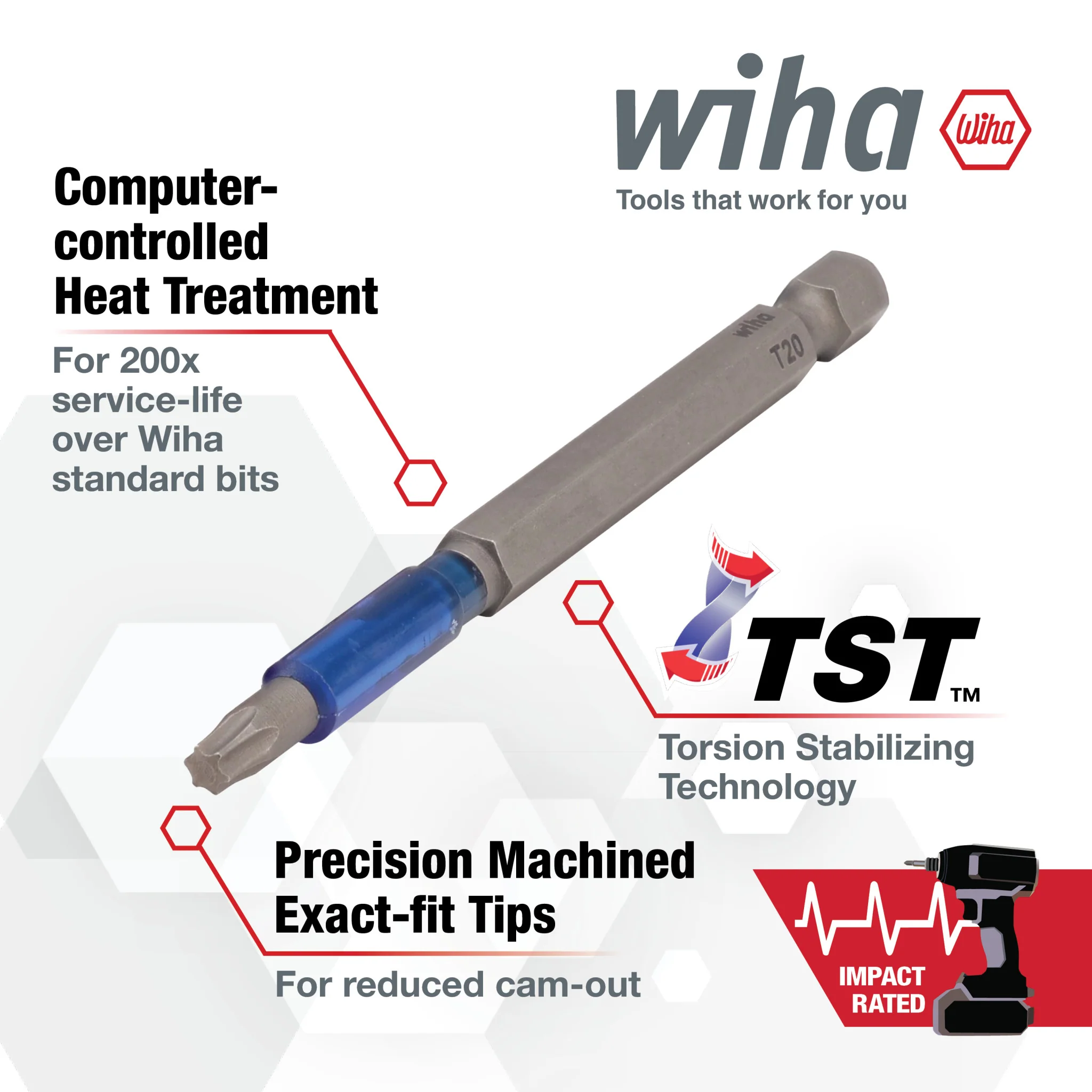 TerminatorBlue Impact Bit Torx T25 - 3.5 Inch - 2 Pack - Image 2