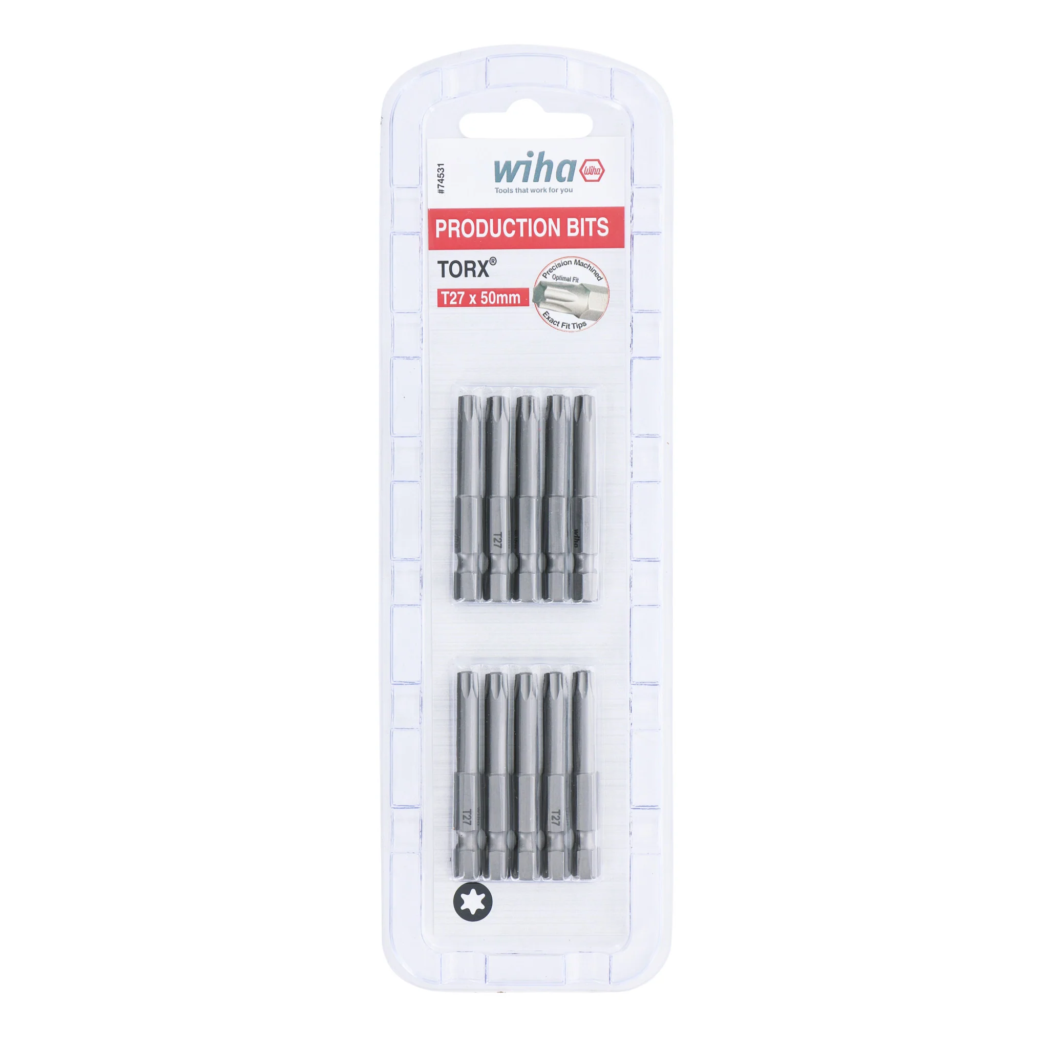 Torx Bit T27 - 50mm -  10 Pack - Image 2