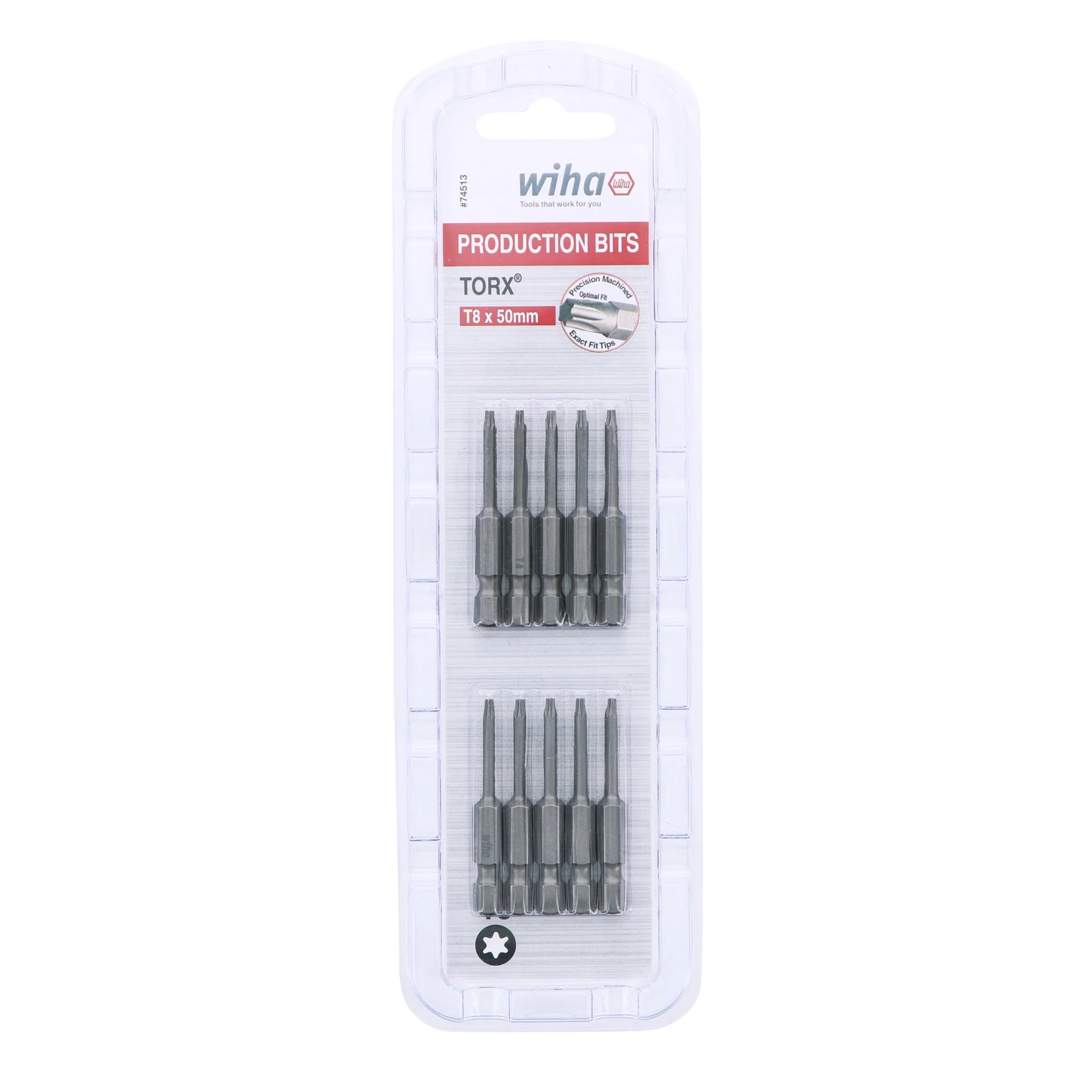 Torx Bit T8 - 50mm -  10 Pack - Image 5