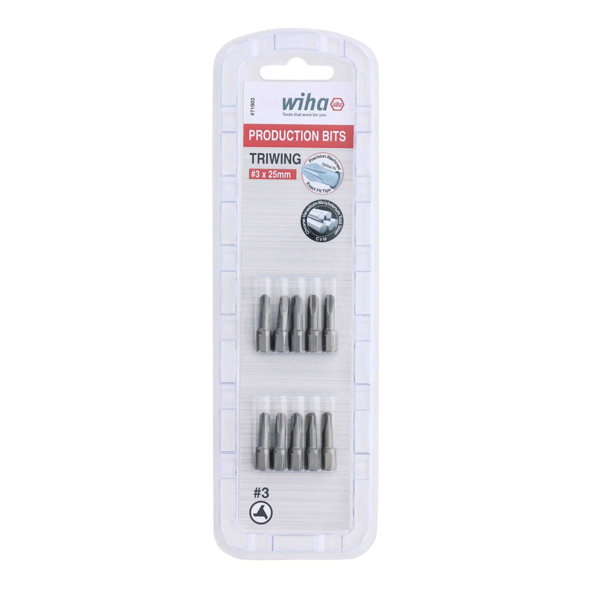 Tri-Wing Bit #3 - 25mm - 10 Pack - Image 2